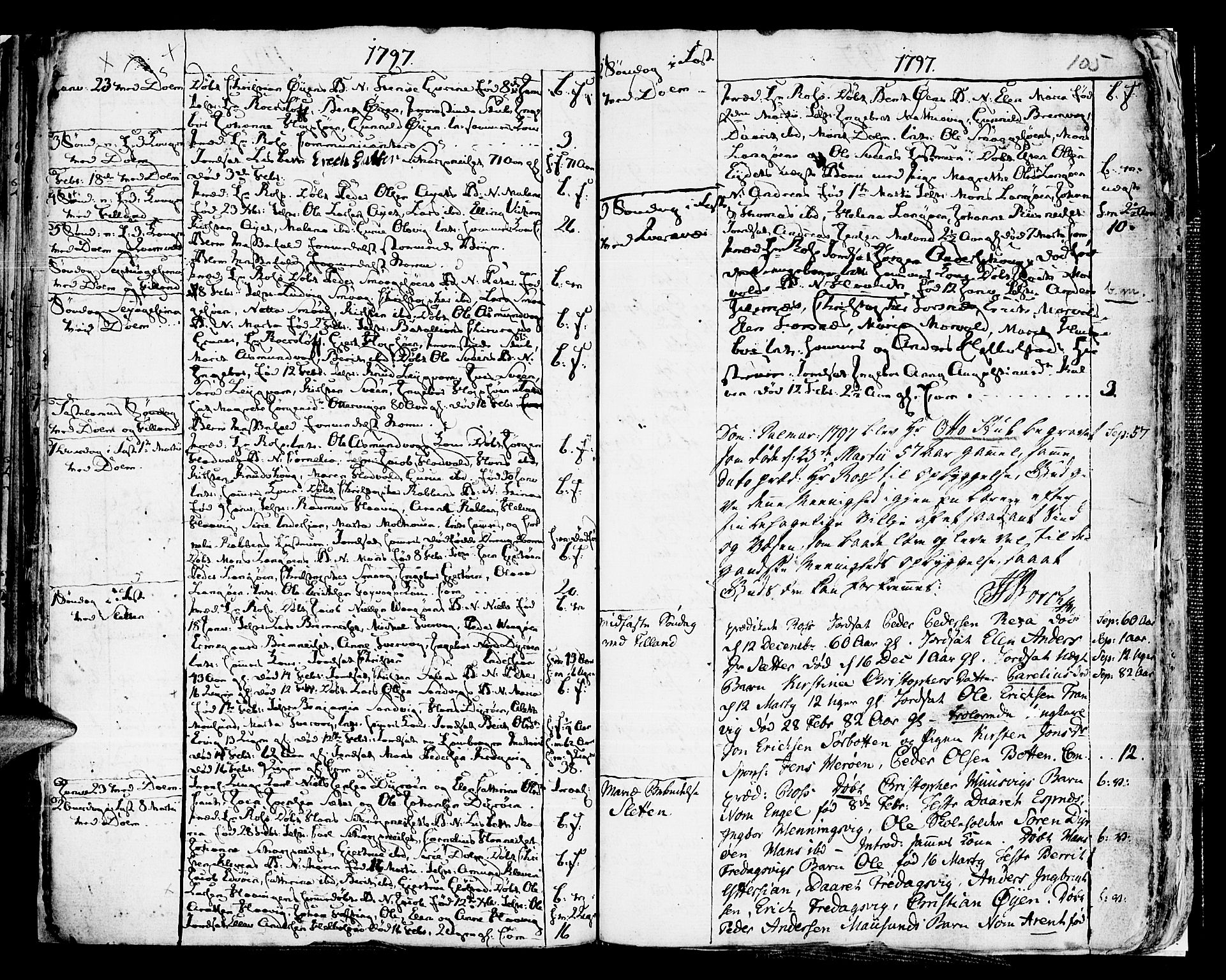 Ministerialprotokoller, klokkerbøker og fødselsregistre - Sør-Trøndelag, SAT/A-1456/634/L0526: Parish register (official) no. 634A02, 1775-1818, p. 105