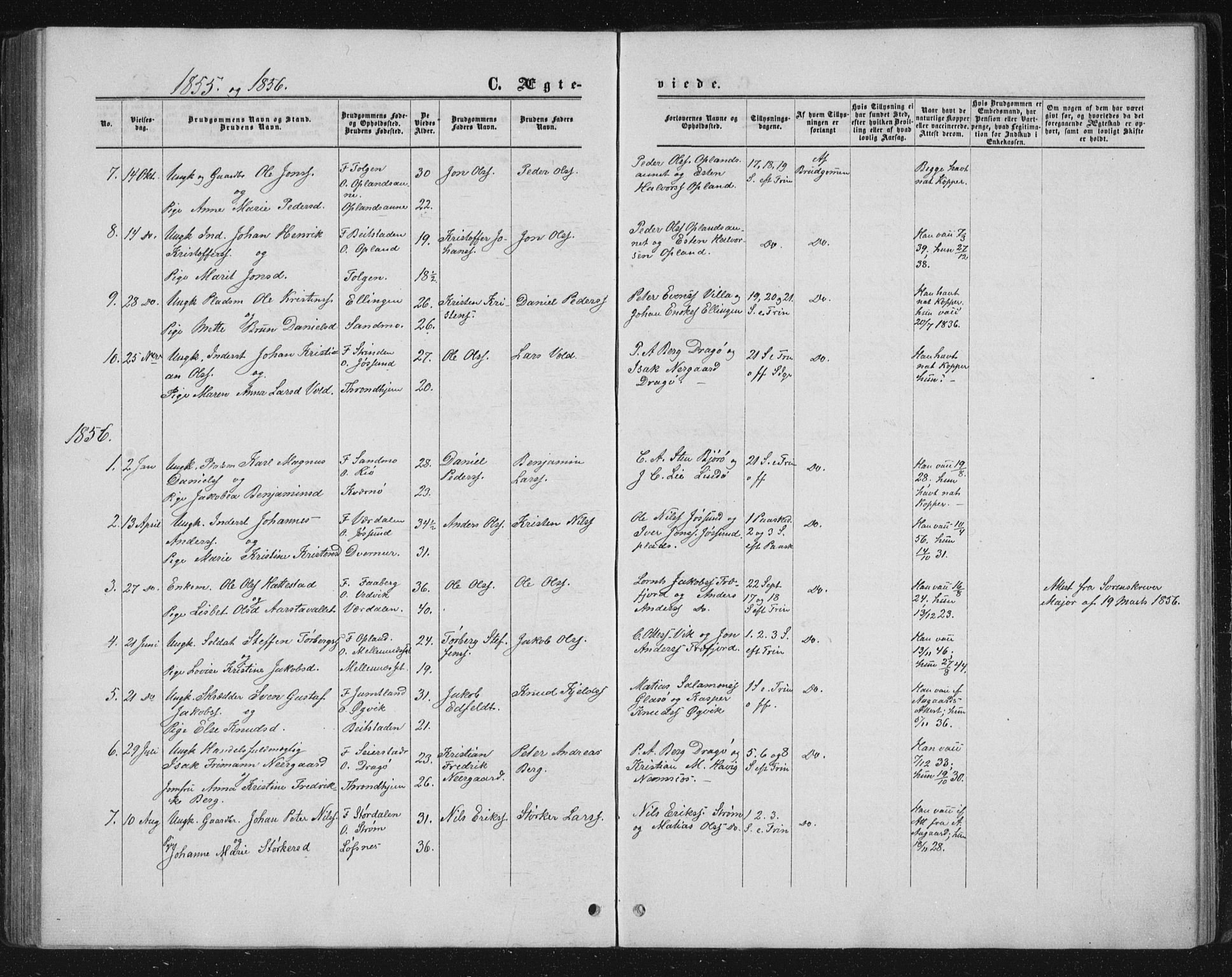 Ministerialprotokoller, klokkerbøker og fødselsregistre - Nord-Trøndelag, AV/SAT-A-1458/771/L0595: Parish register (official) no. 771A02, 1840-1869