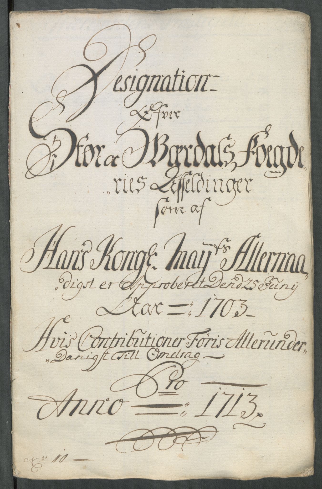 Rentekammeret inntil 1814, Reviderte regnskaper, Fogderegnskap, AV/RA-EA-4092/R62/L4203: Fogderegnskap Stjørdal og Verdal, 1713, p. 285