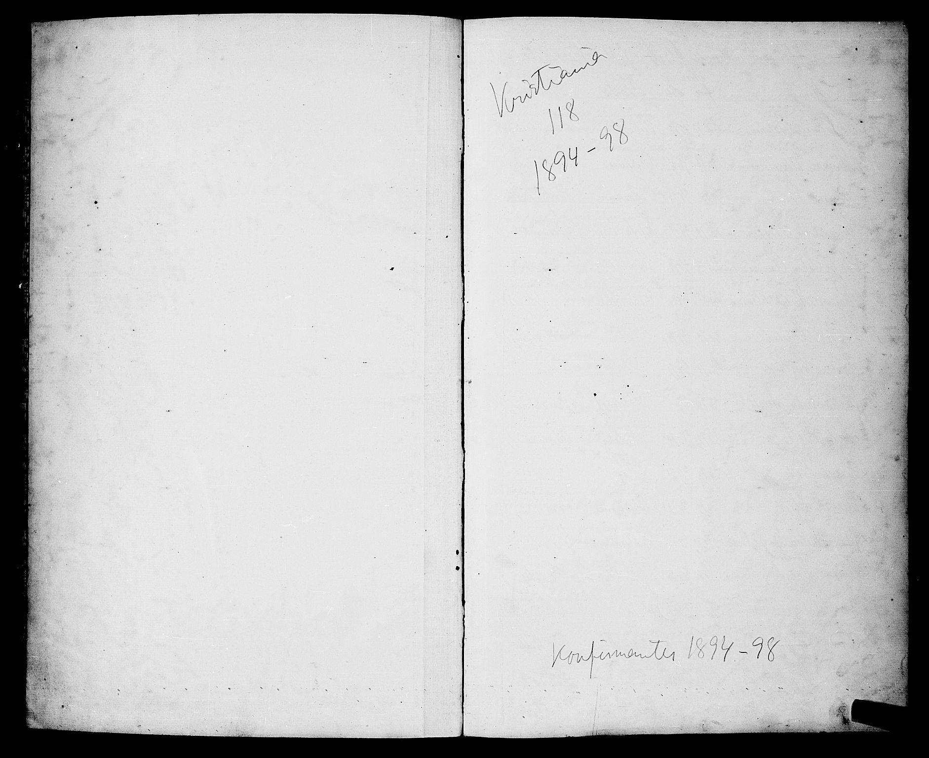 Uranienborg prestekontor Kirkebøker, SAO/A-10877/G/Ga/L0003: Parish register draft no. 3, 1894-1898