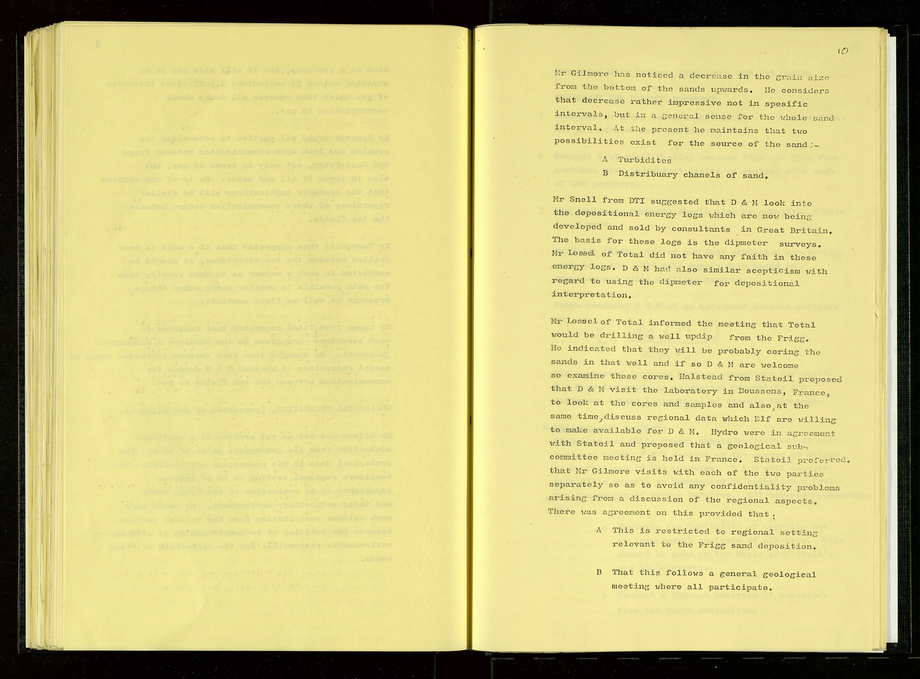 Oljedirektoratet, AV/SAST-A-101366/Aa/L0002: Referatprotokoller, 1974