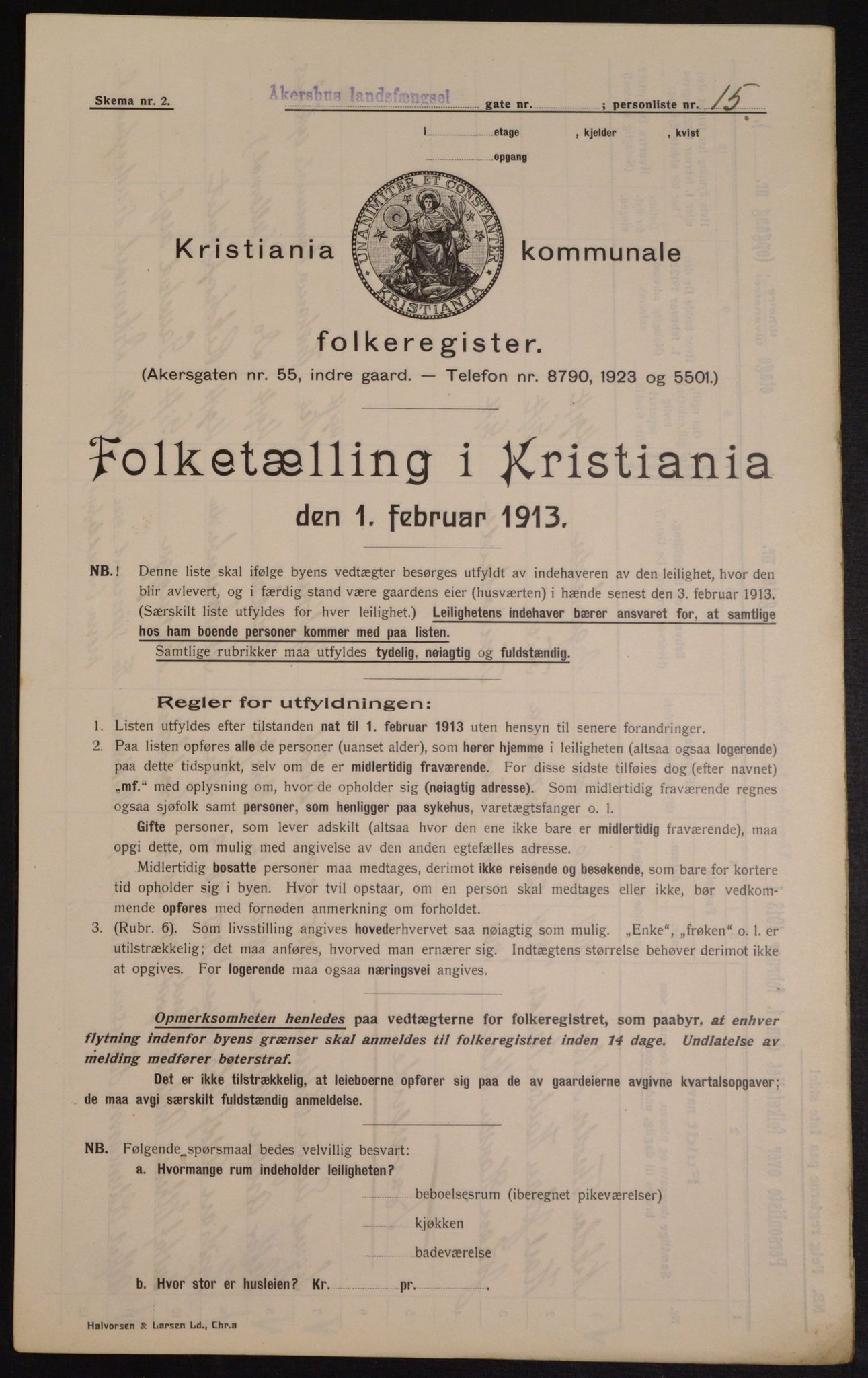 OBA, Municipal Census 1913 for Kristiania, 1913, p. 24209