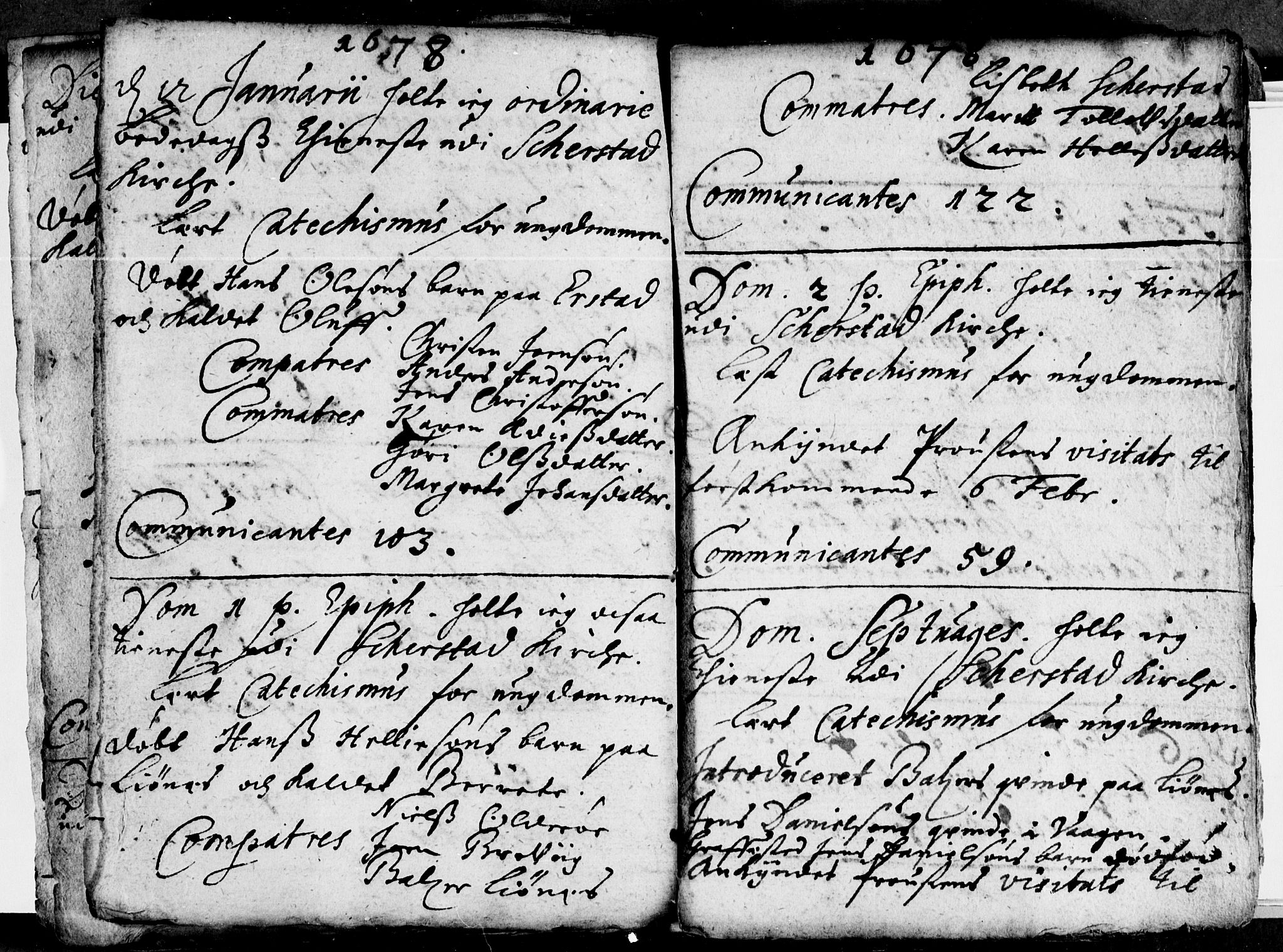 Ministerialprotokoller, klokkerbøker og fødselsregistre - Nordland, SAT/A-1459/852/L0731: Parish register (official) no. 852A01, 1672-1678