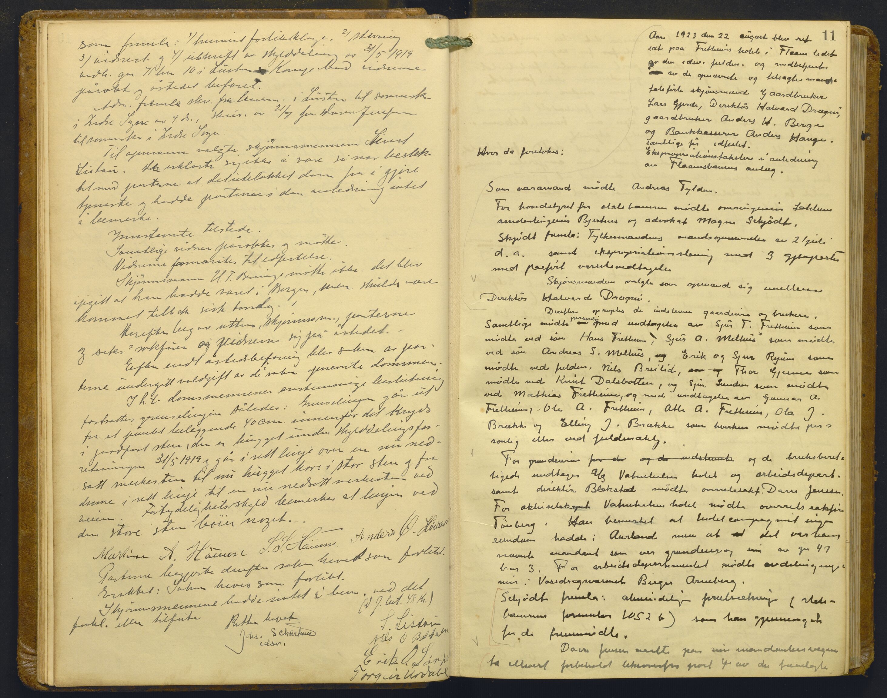 Indre Sogn tingrett, AV/SAB-A-3301/1/F/Fb/Fba/L0015: Sivile og offentlege saker, Bb 11, 1923-1928, p. 10b-11a