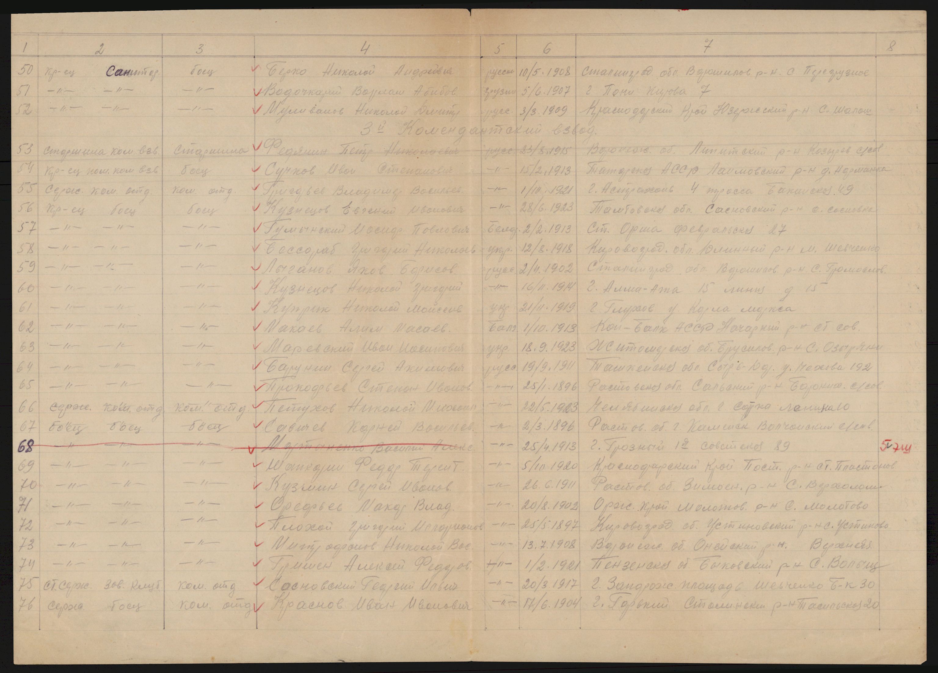 Flyktnings- og fangedirektoratet, Repatrieringskontoret, AV/RA-S-1681/D/Db/L0019: Displaced Persons (DPs) og sivile tyskere, 1945-1948, p. 741