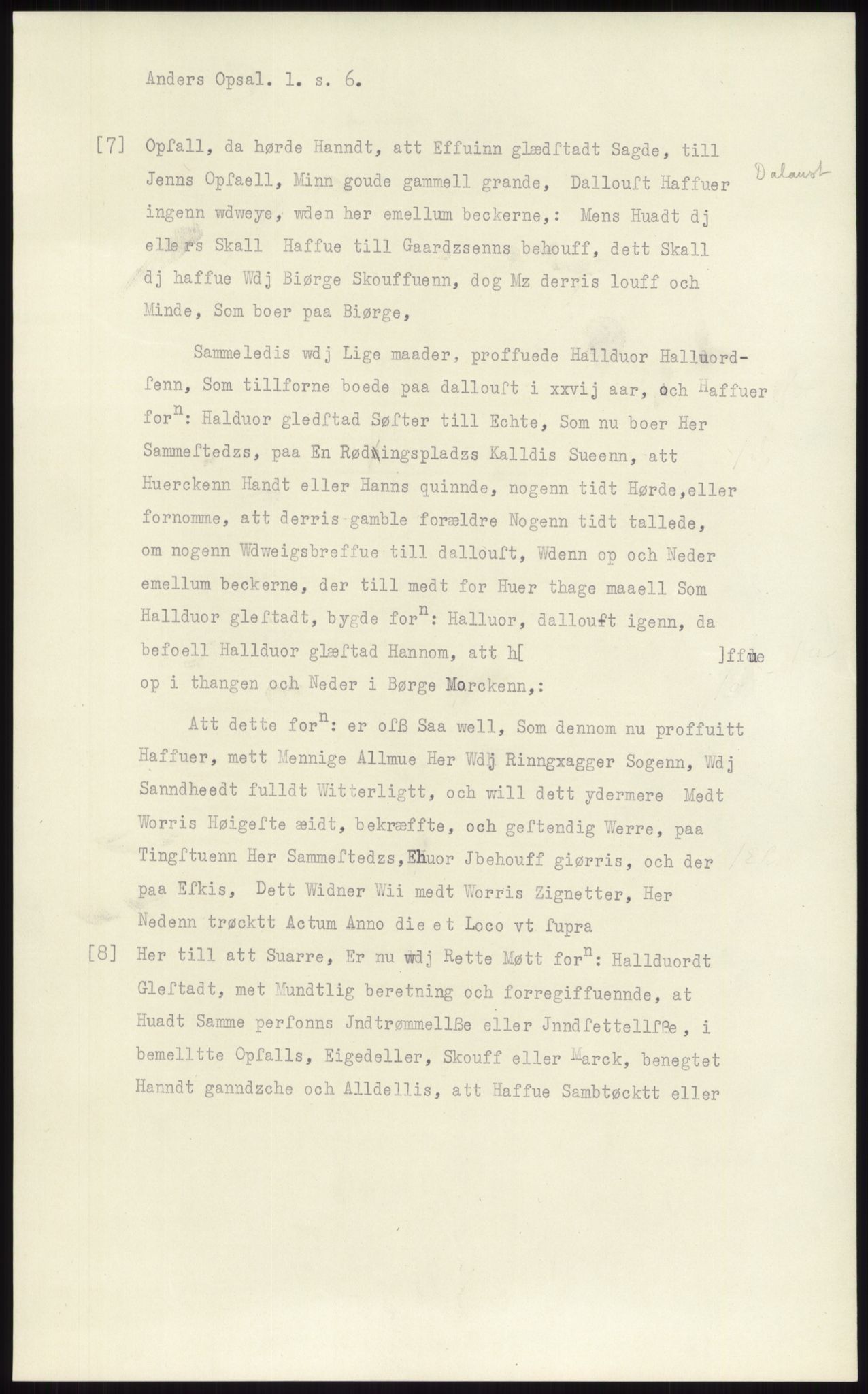 Samlinger til kildeutgivelse, Diplomavskriftsamlingen, AV/RA-EA-4053/H/Ha, p. 1767