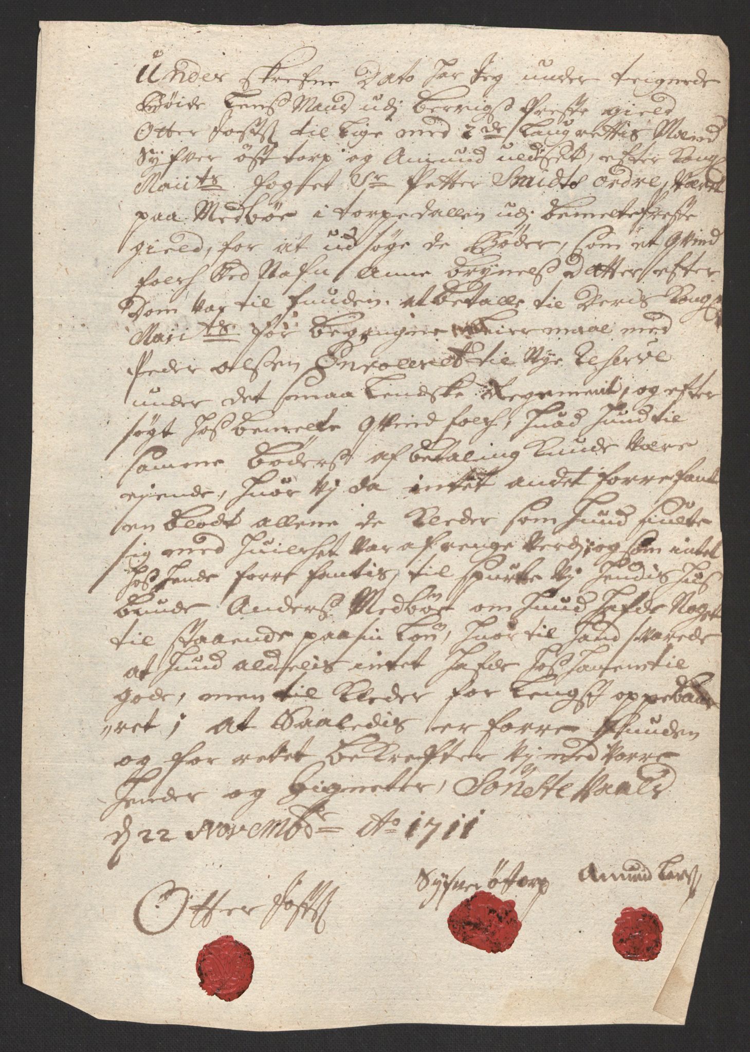 Rentekammeret inntil 1814, Reviderte regnskaper, Fogderegnskap, AV/RA-EA-4092/R01/L0020: Fogderegnskap Idd og Marker, 1711, p. 77