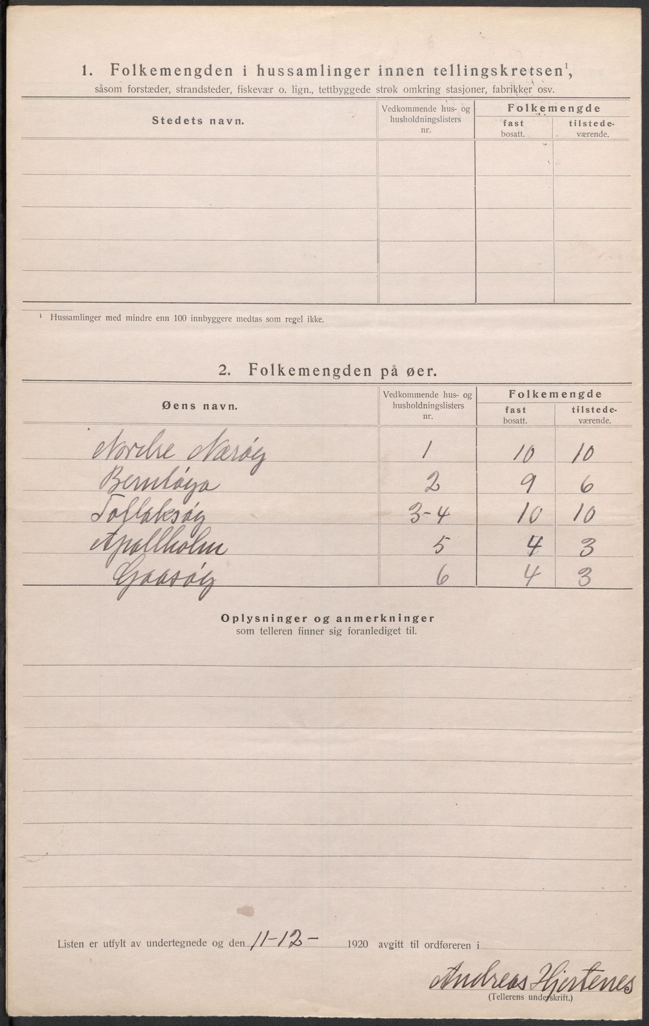 SAB, 1920 census for Kinn, 1920, p. 16