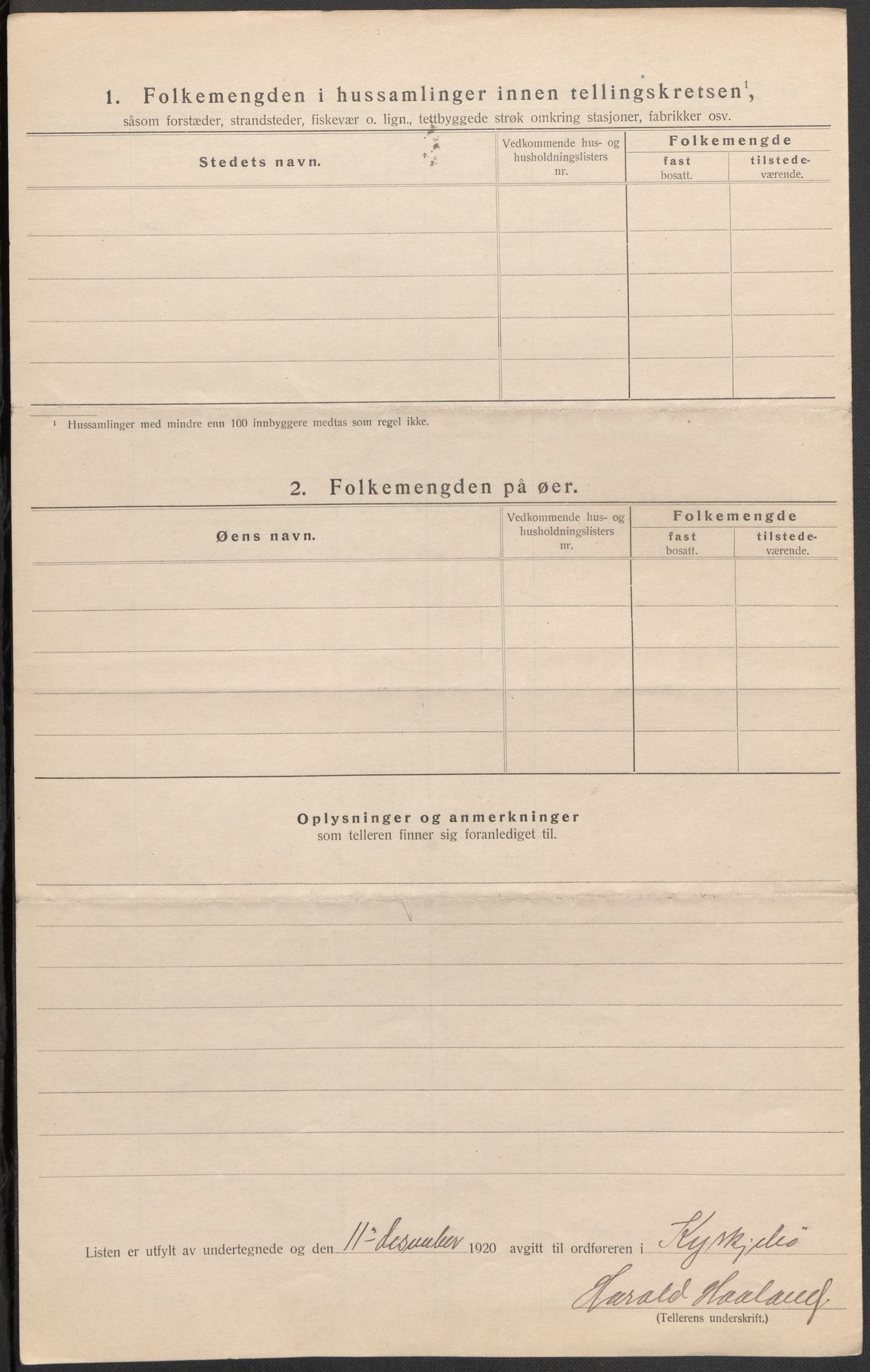 SAB, 1920 census for Kyrkjebø, 1920, p. 21