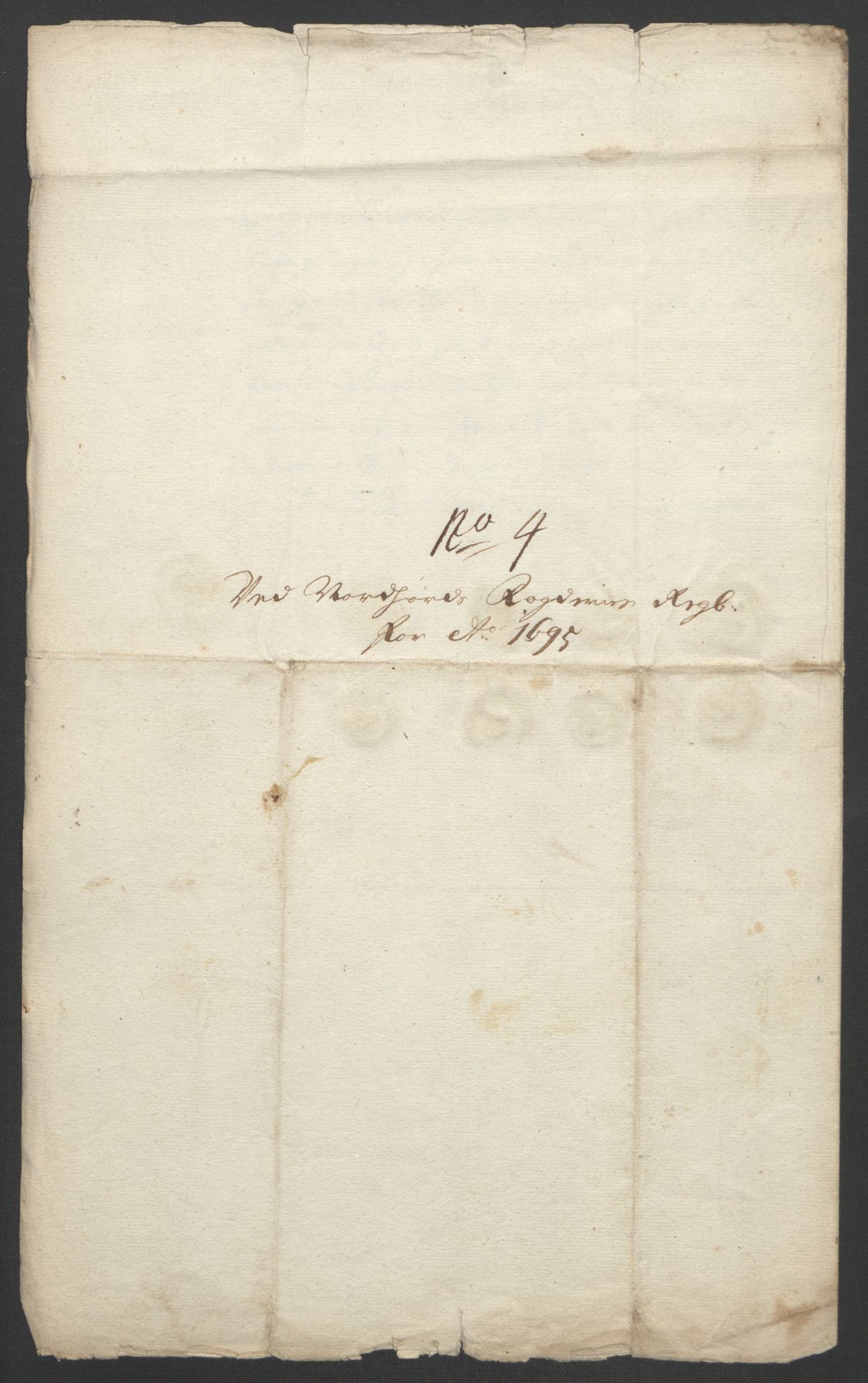 Rentekammeret inntil 1814, Reviderte regnskaper, Fogderegnskap, AV/RA-EA-4092/R51/L3183: Fogderegnskap Nordhordland og Voss, 1695-1697, p. 129