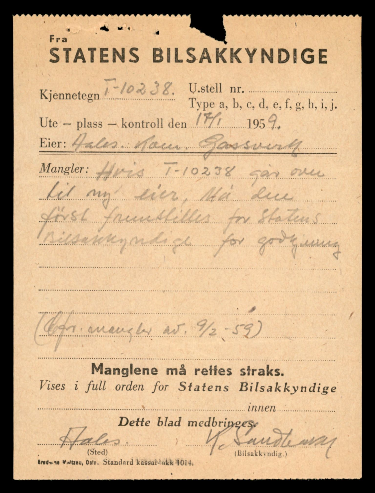 Møre og Romsdal vegkontor - Ålesund trafikkstasjon, AV/SAT-A-4099/F/Fe/L0019: Registreringskort for kjøretøy T 10228 - T 10350, 1927-1998, p. 211