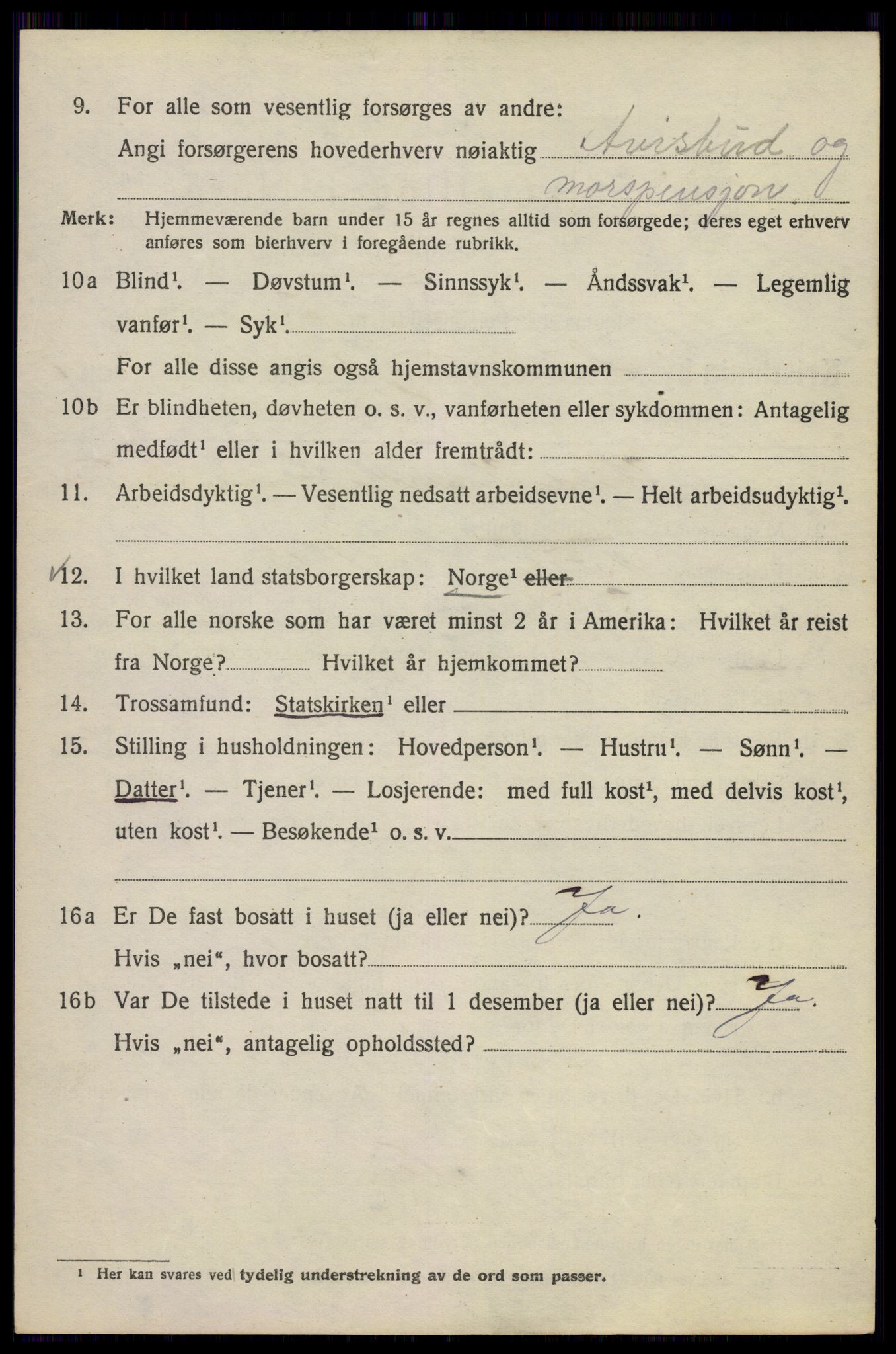 SAO, 1920 census for Kristiania, 1920, p. 561324