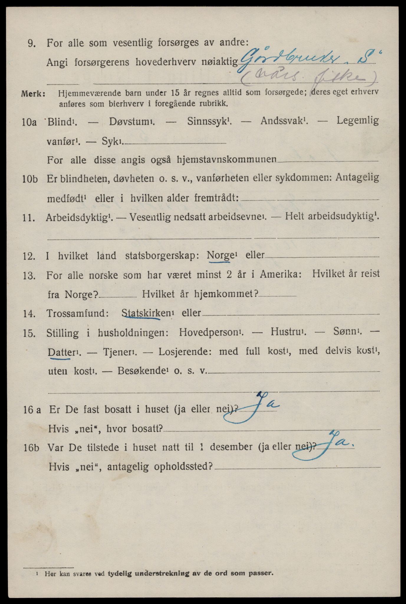 SAST, 1920 census for Bokn, 1920, p. 777