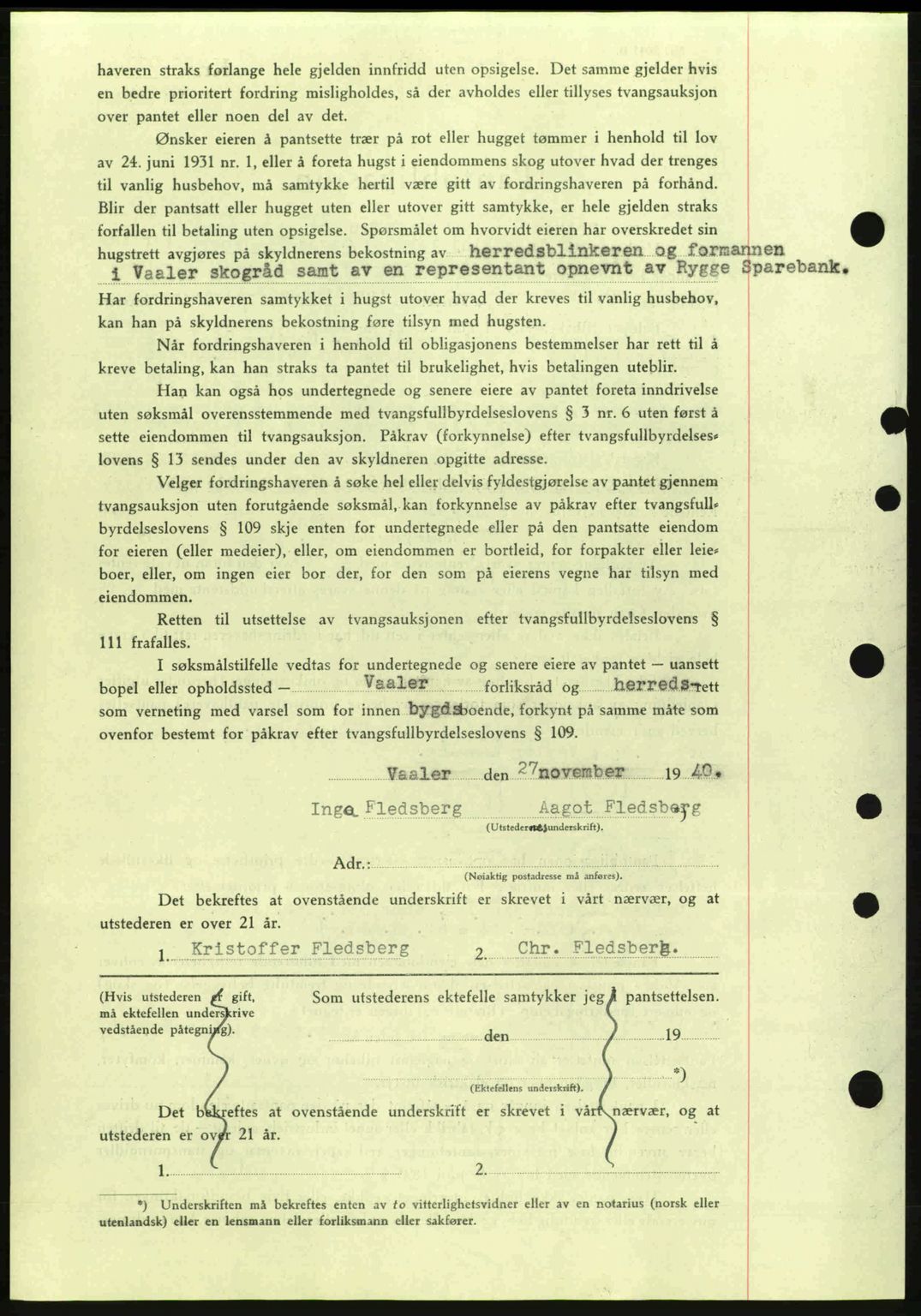 Moss sorenskriveri, SAO/A-10168: Mortgage book no. B10, 1940-1941, Diary no: : 1748/1940