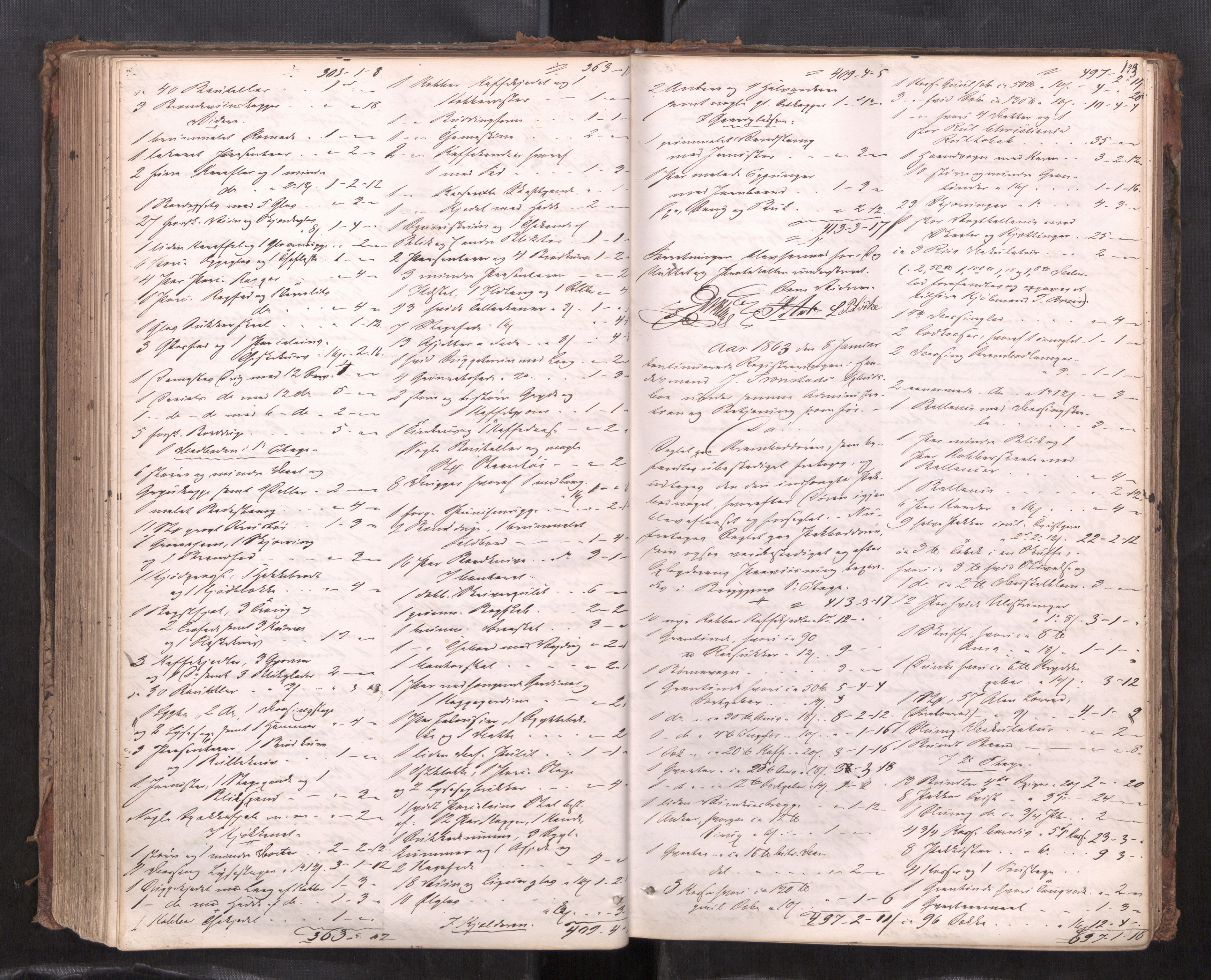 Trondheim byfogd, SAT/A-0003/1/3/3C/L0003: Skifteregistreringsprotokoll - 12/12-19/3. (m/ register) U, 1860-1864, p. 193