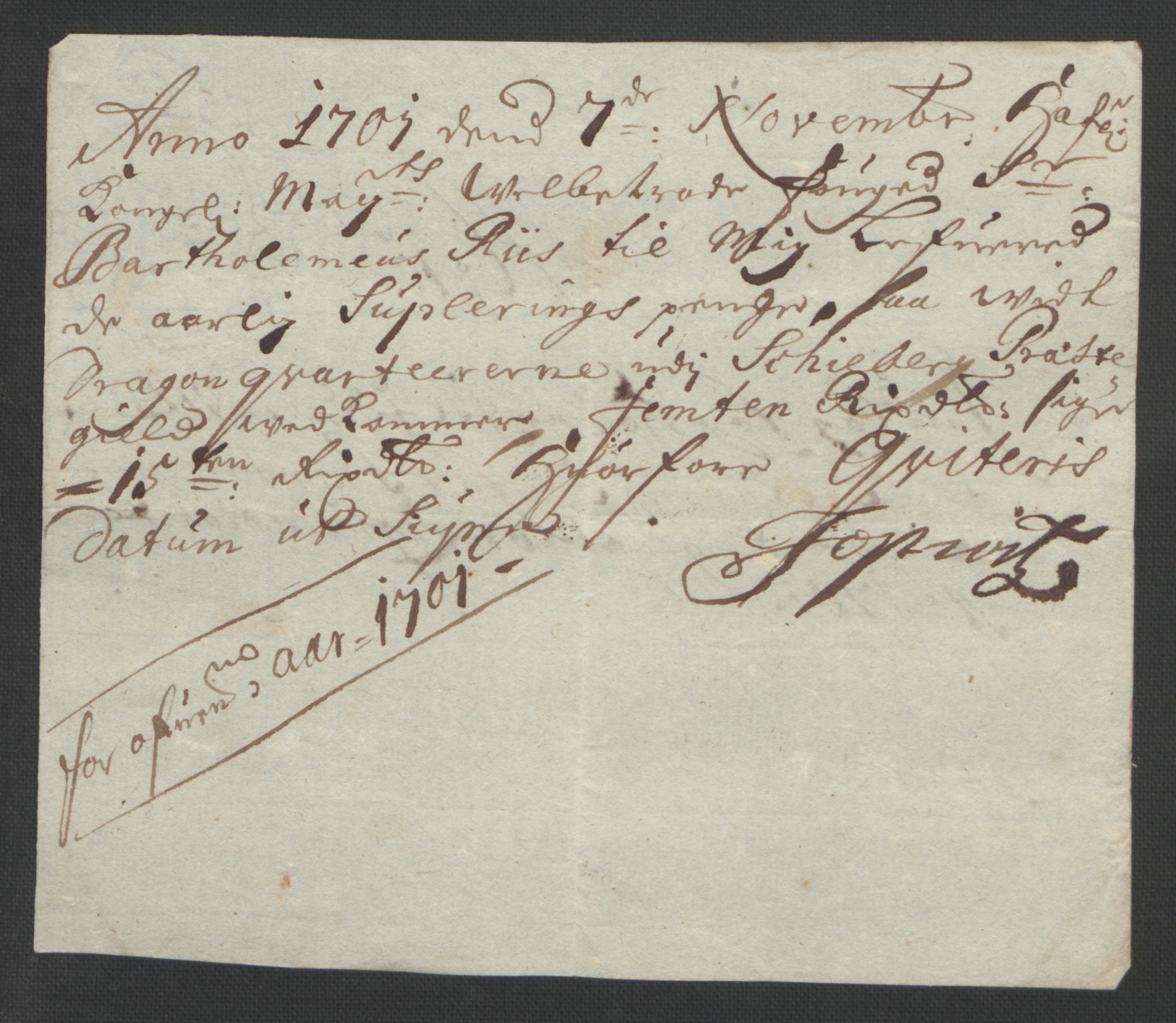 Rentekammeret inntil 1814, Reviderte regnskaper, Fogderegnskap, AV/RA-EA-4092/R01/L0015: Fogderegnskap Idd og Marker, 1700-1701, p. 306