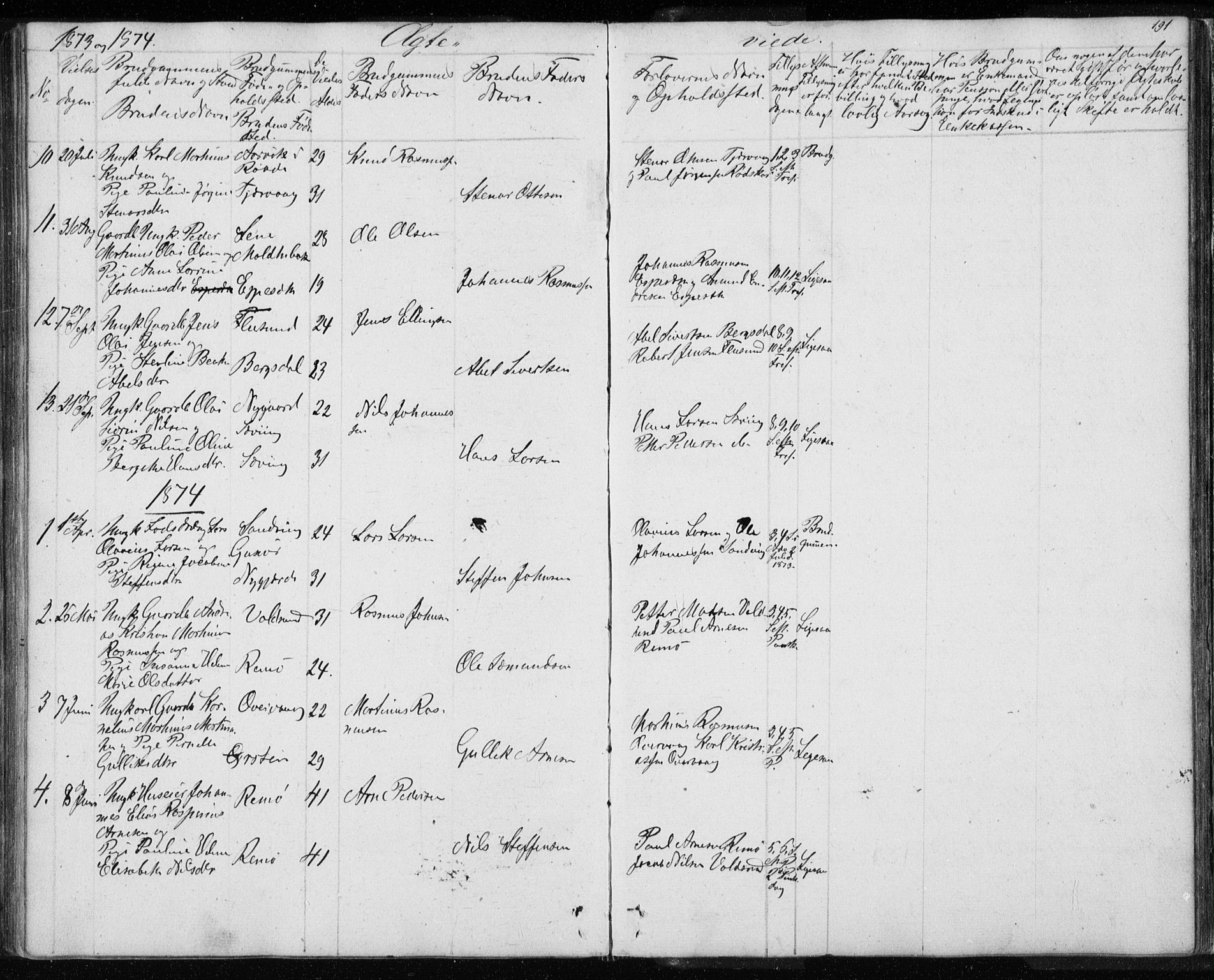 Ministerialprotokoller, klokkerbøker og fødselsregistre - Møre og Romsdal, AV/SAT-A-1454/507/L0079: Parish register (copy) no. 507C02, 1854-1877, p. 191