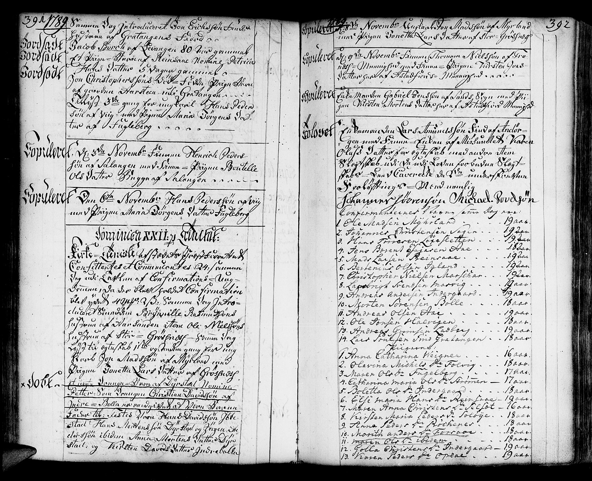 Ibestad sokneprestembete, SATØ/S-0077/H/Ha/Haa/L0003kirke: Parish register (official) no. 3, 1776-1801, p. 391-392