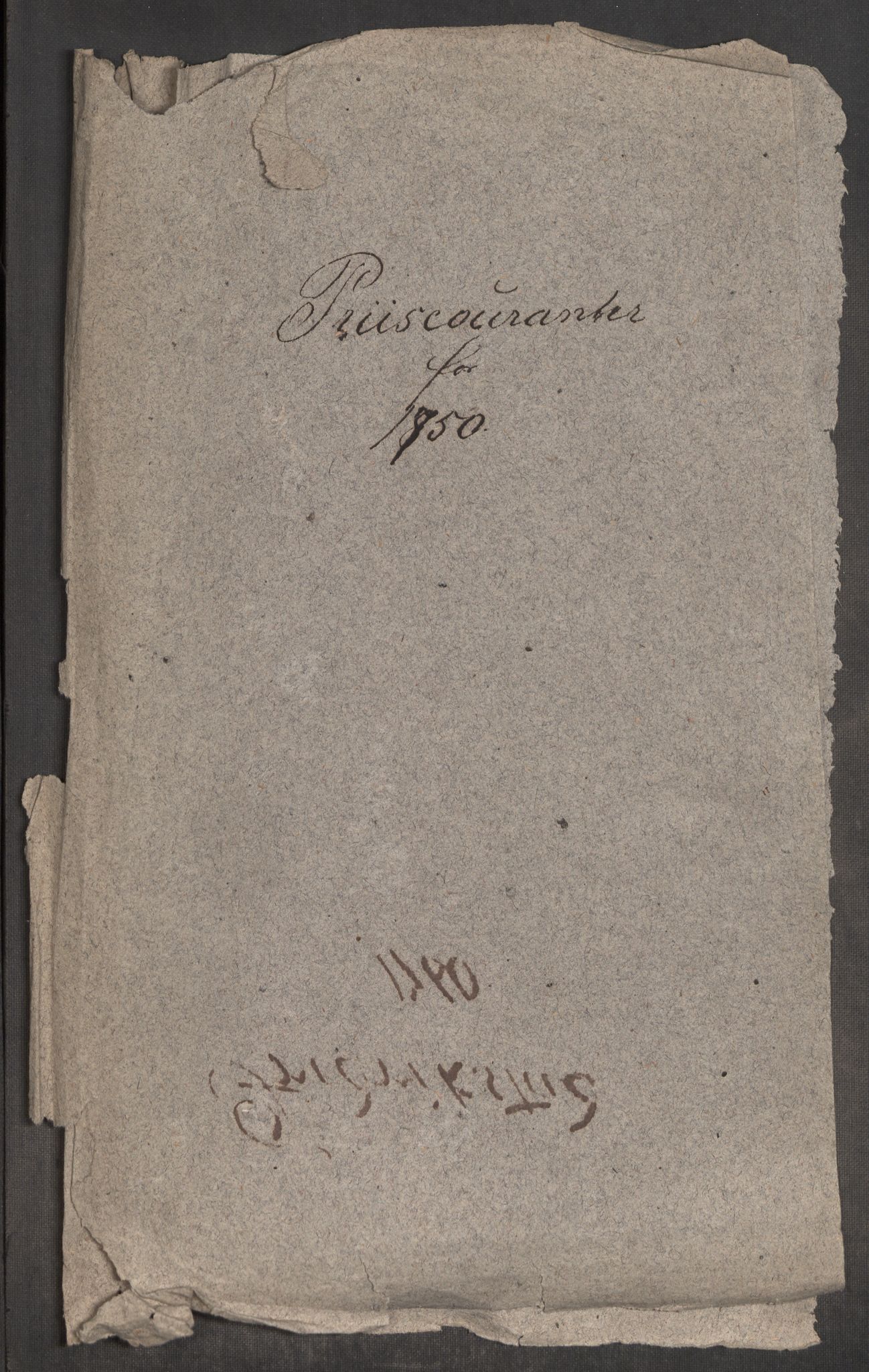 Rentekammeret inntil 1814, Realistisk ordnet avdeling, RA/EA-4070/Oe/L0004: [Ø1]: Priskuranter, 1749-1752, p. 201