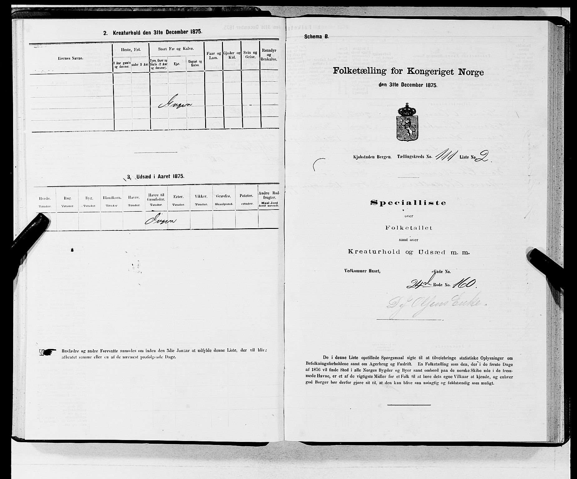 SAB, 1875 census for 1301 Bergen, 1875, p. 6022