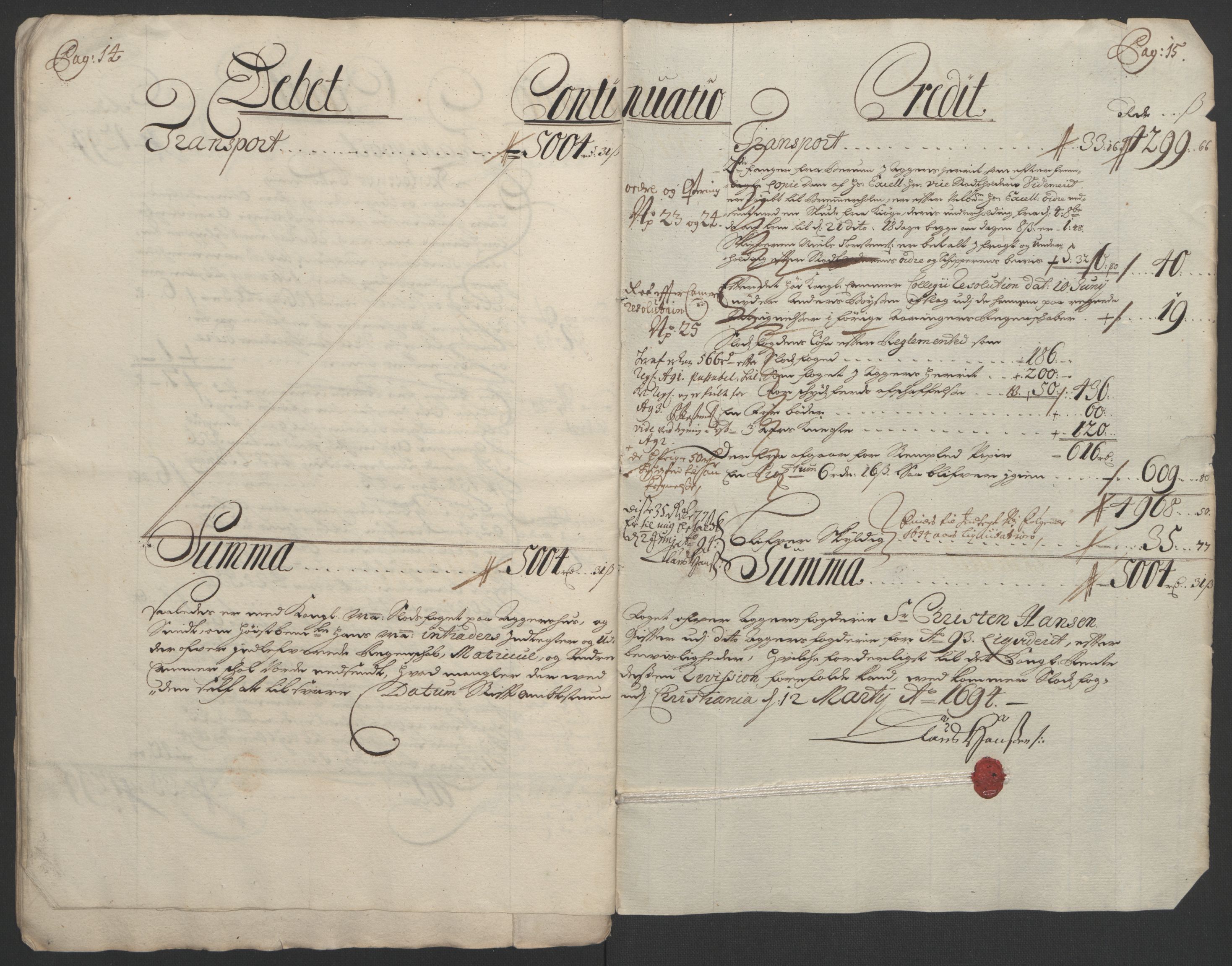 Rentekammeret inntil 1814, Reviderte regnskaper, Fogderegnskap, RA/EA-4092/R08/L0426: Fogderegnskap Aker, 1692-1693, p. 283
