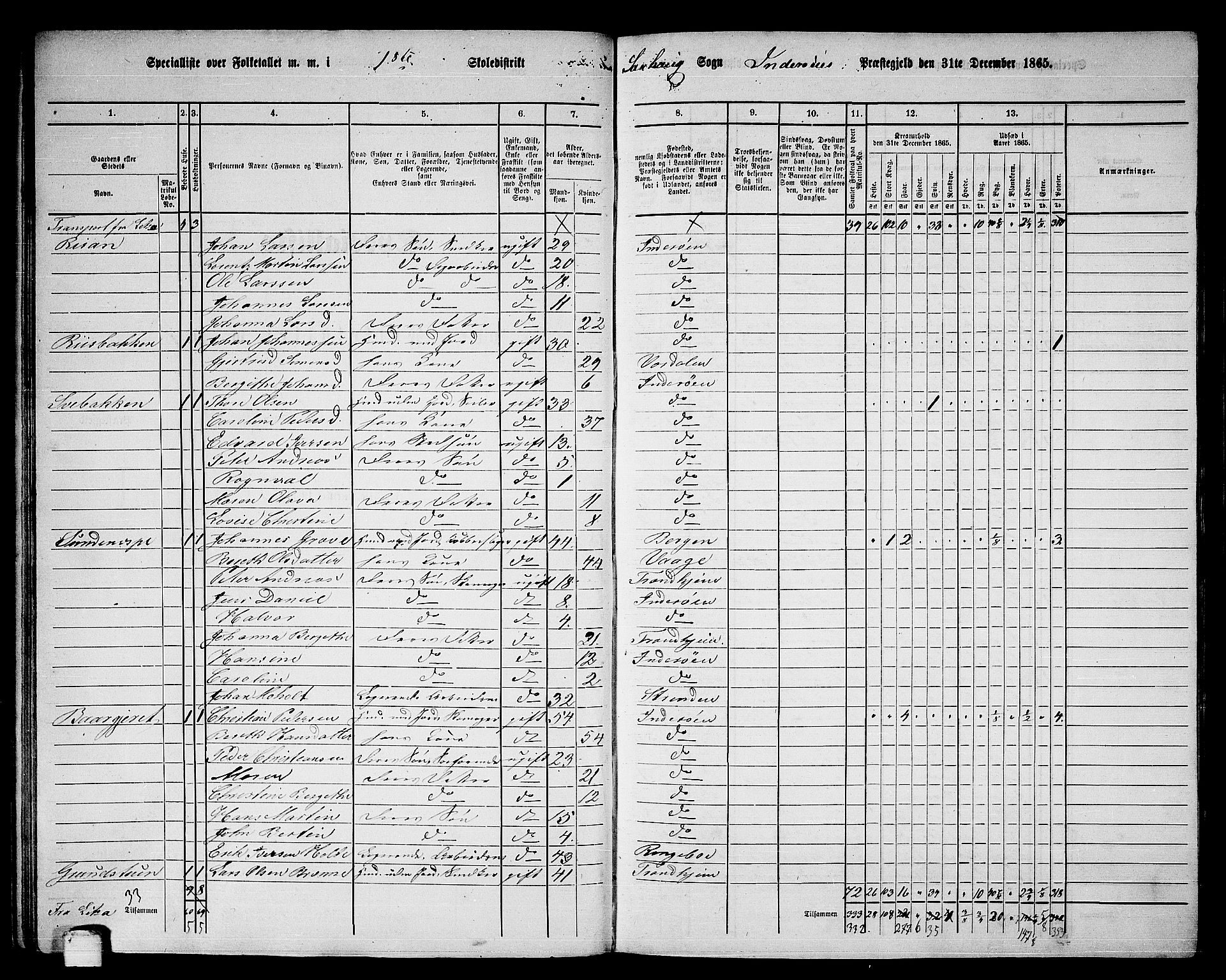 RA, 1865 census for Inderøy, 1865, p. 24