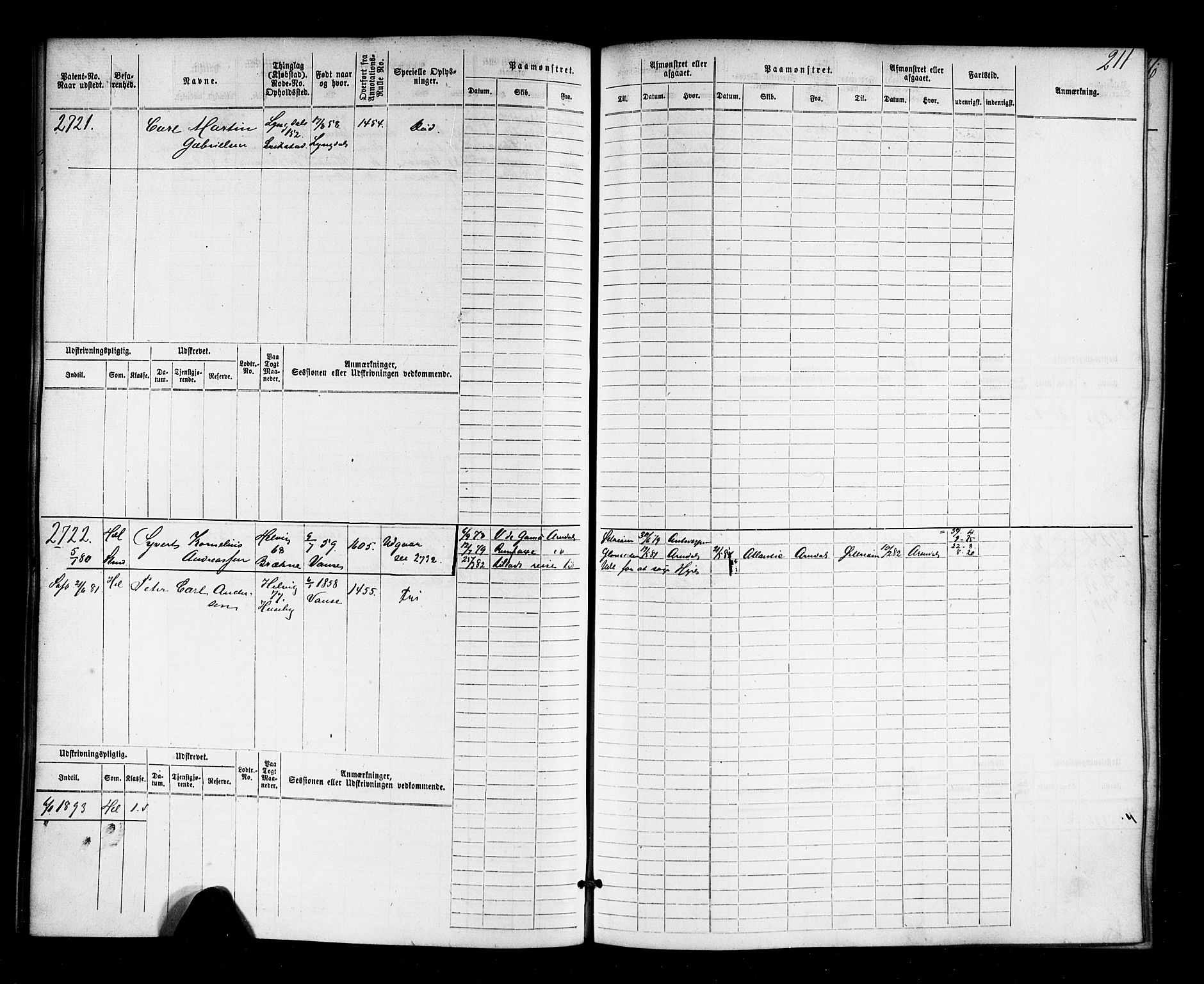 Farsund mønstringskrets, SAK/2031-0017/F/Fb/L0018: Hovedrulle nr 2301-3066, Z-10, 1875-1914, p. 216