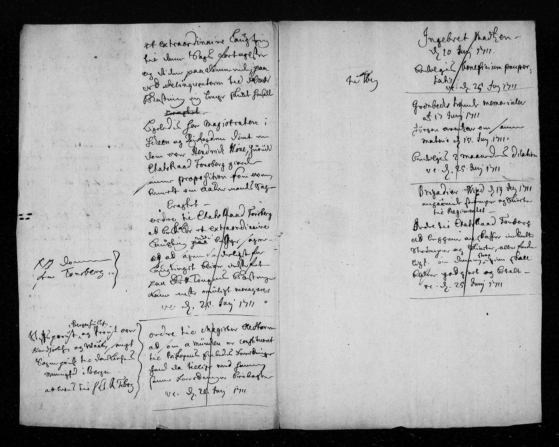 Stattholderembetet 1572-1771, AV/RA-EA-2870/Aa/L0003: Konsept til voteringsprotokoll, 1711, p. 132
