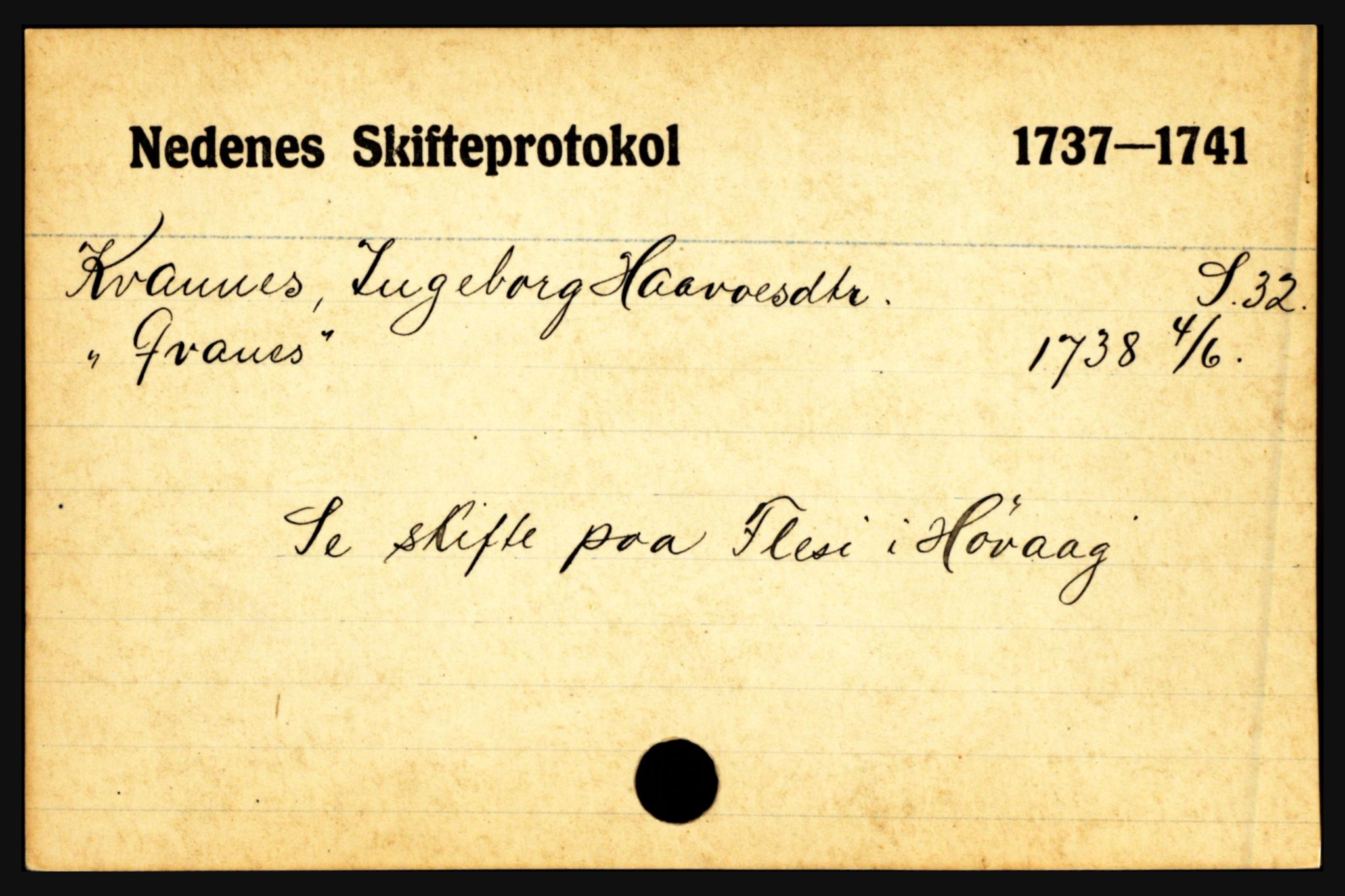 Nedenes sorenskriveri før 1824, AV/SAK-1221-0007/H, p. 16339