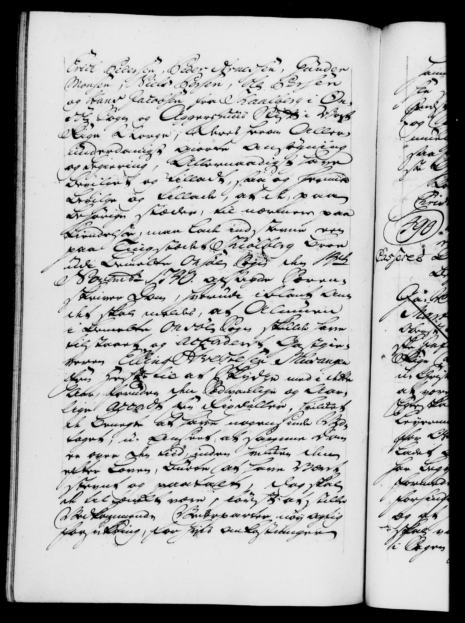 Danske Kanselli 1572-1799, AV/RA-EA-3023/F/Fc/Fca/Fcaa/L0032: Norske registre, 1741-1742, p. 317b