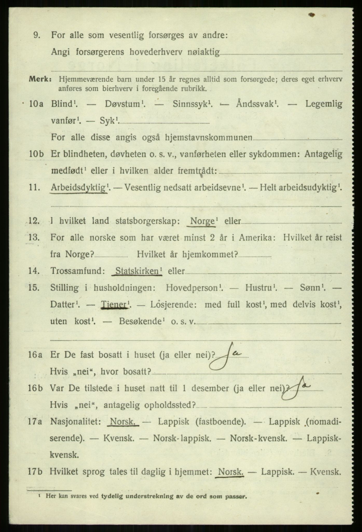 SATØ, 1920 census for Bardu, 1920, p. 1633