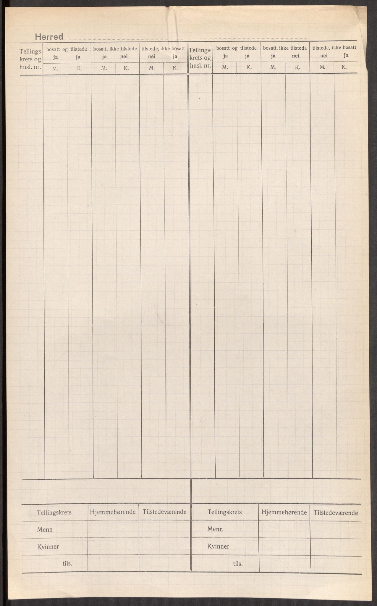 SAST, 1920 census for Hjelmeland, 1920, p. 3