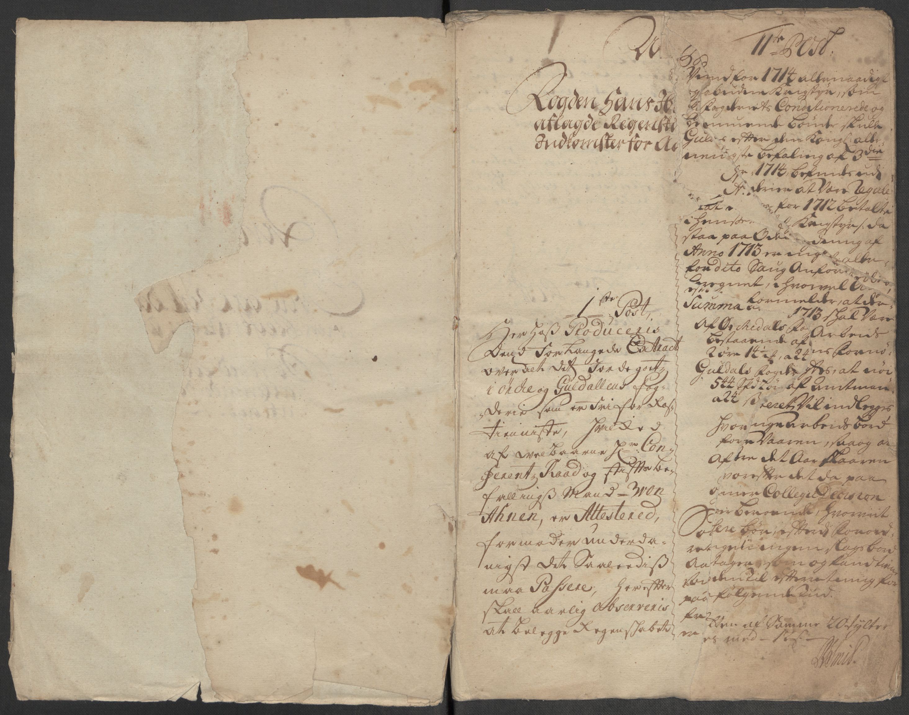 Rentekammeret inntil 1814, Reviderte regnskaper, Fogderegnskap, RA/EA-4092/R60/L3965: Fogderegnskap Orkdal og Gauldal, 1714, p. 543