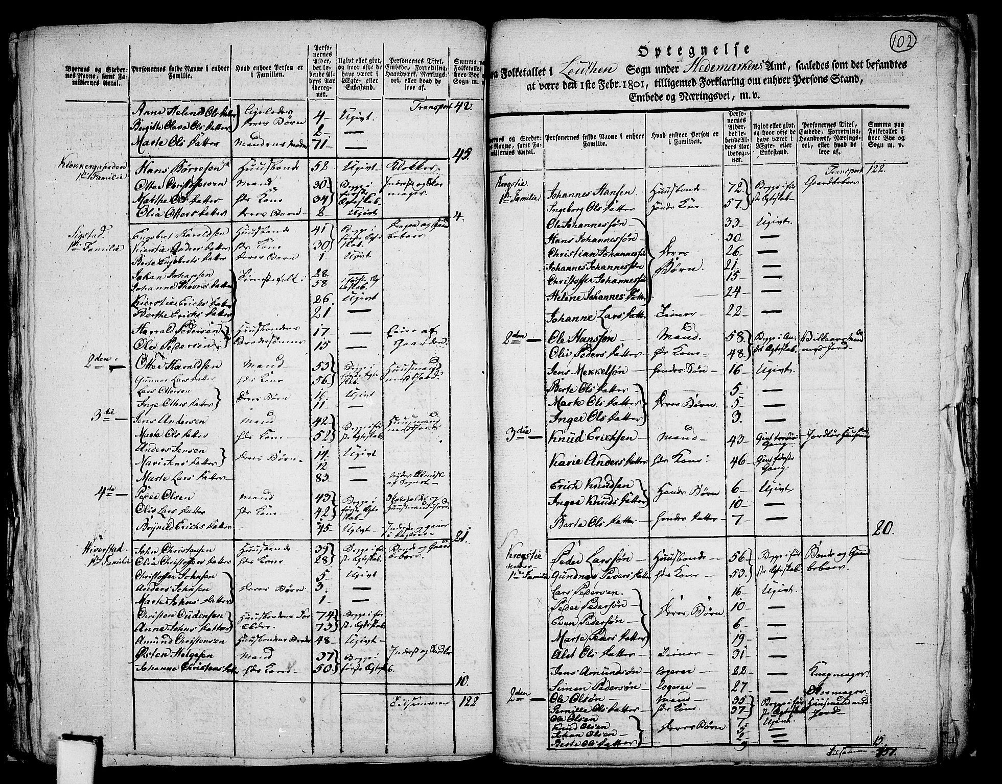 RA, 1801 census for 0415P Løten, 1801, p. 101b-102a