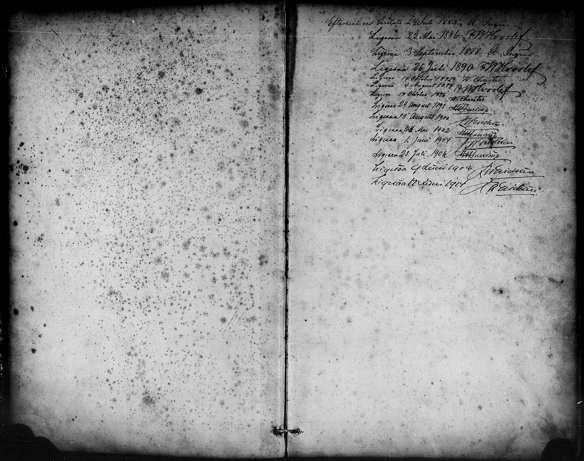Lavik sokneprestembete, SAB/A-80901: Parish register (copy) no. B 3, 1882-1913