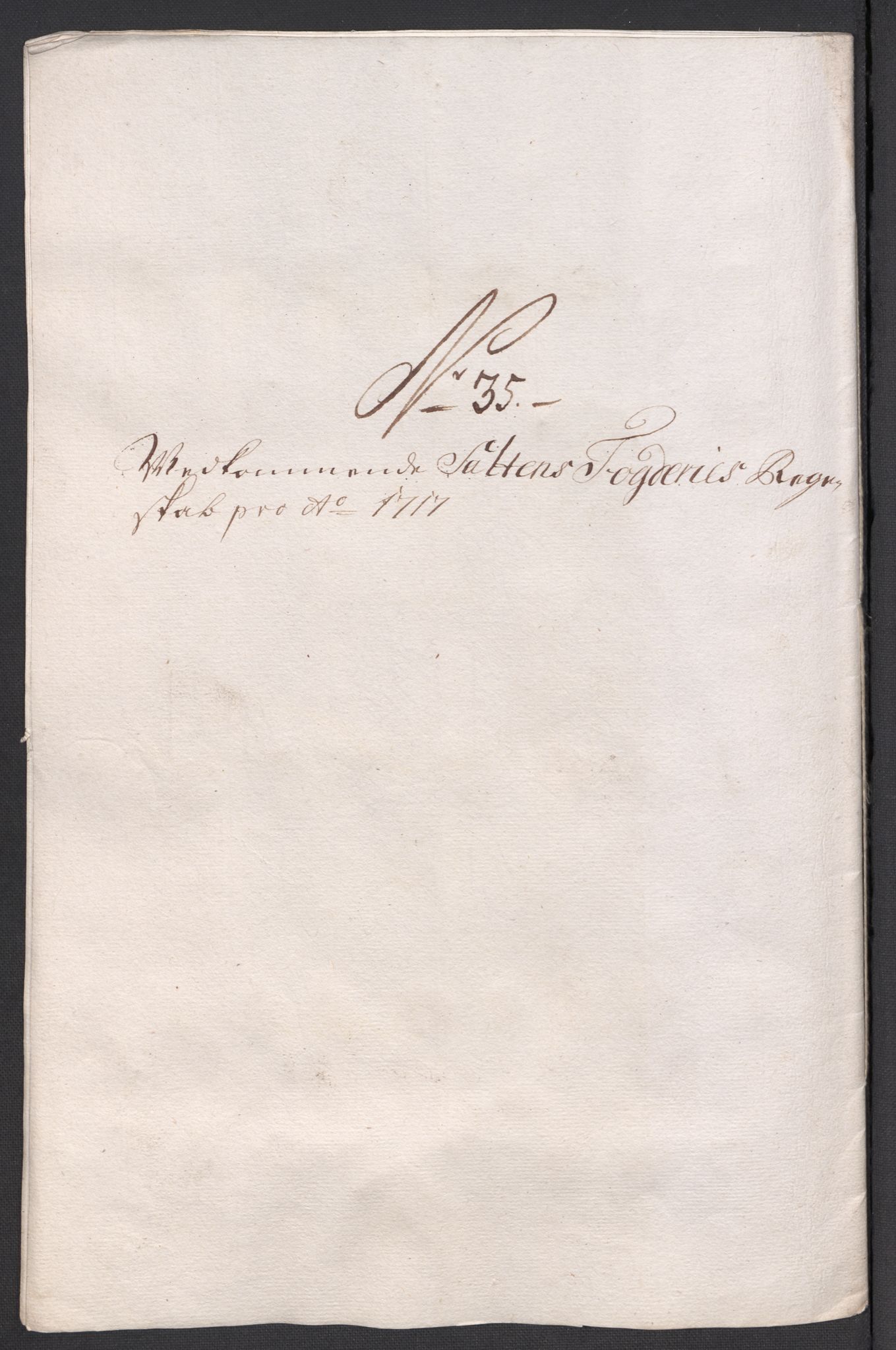 Rentekammeret inntil 1814, Reviderte regnskaper, Fogderegnskap, AV/RA-EA-4092/R66/L4587: Fogderegnskap Salten, 1717, p. 271