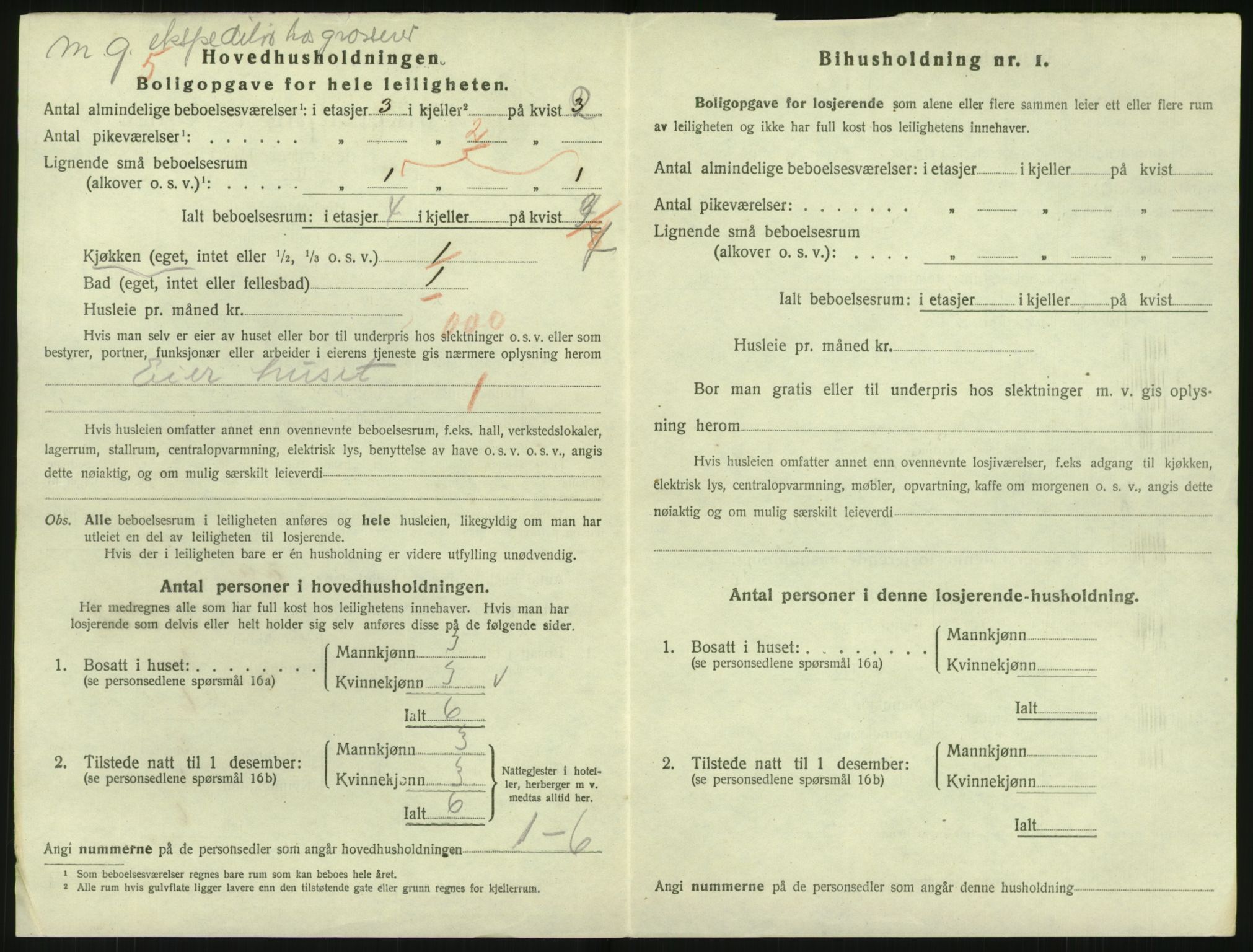 SAK, 1920 census for Arendal, 1920, p. 7631