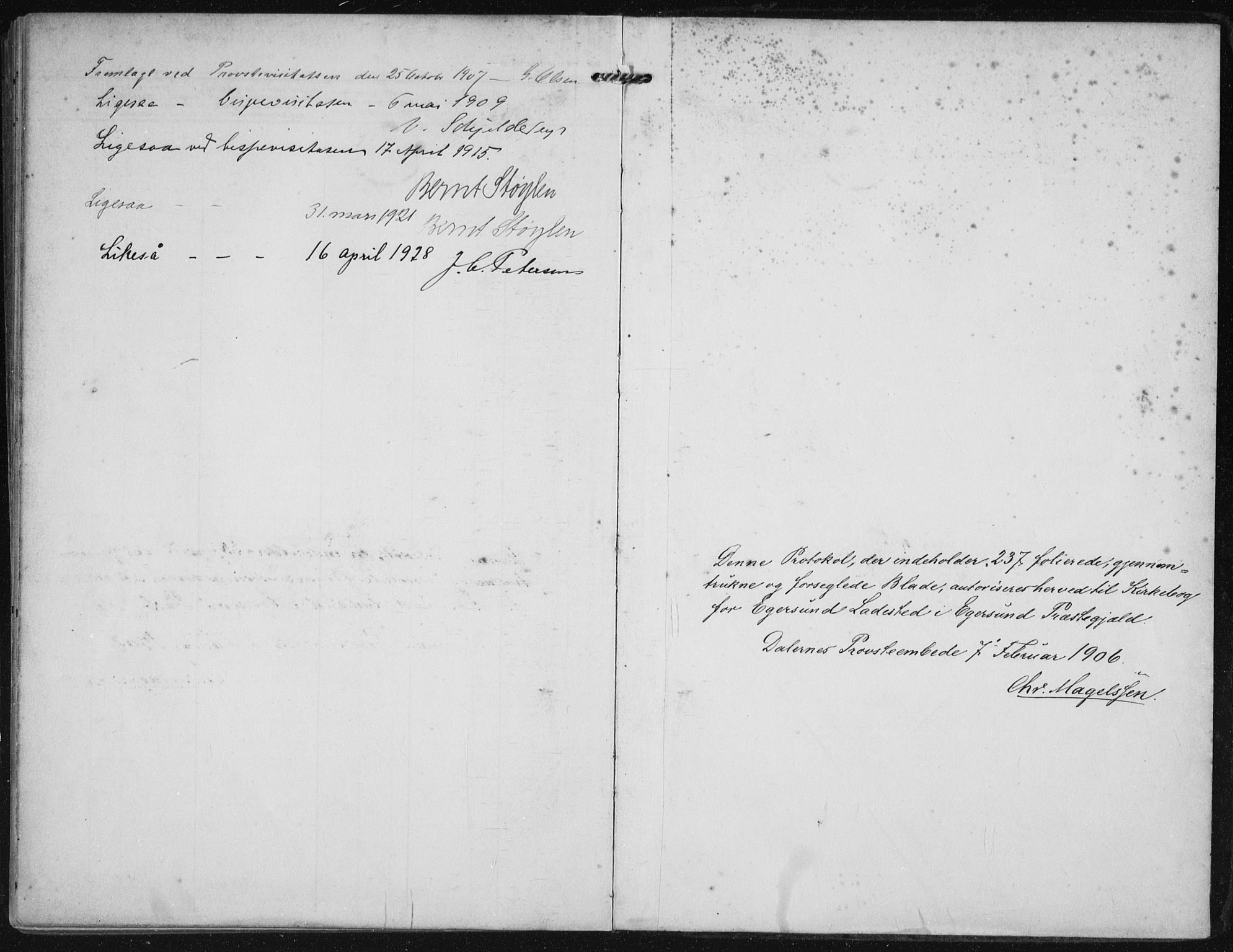 Eigersund sokneprestkontor, AV/SAST-A-101807/S08/L0022: Parish register (official) no. A 21, 1905-1928