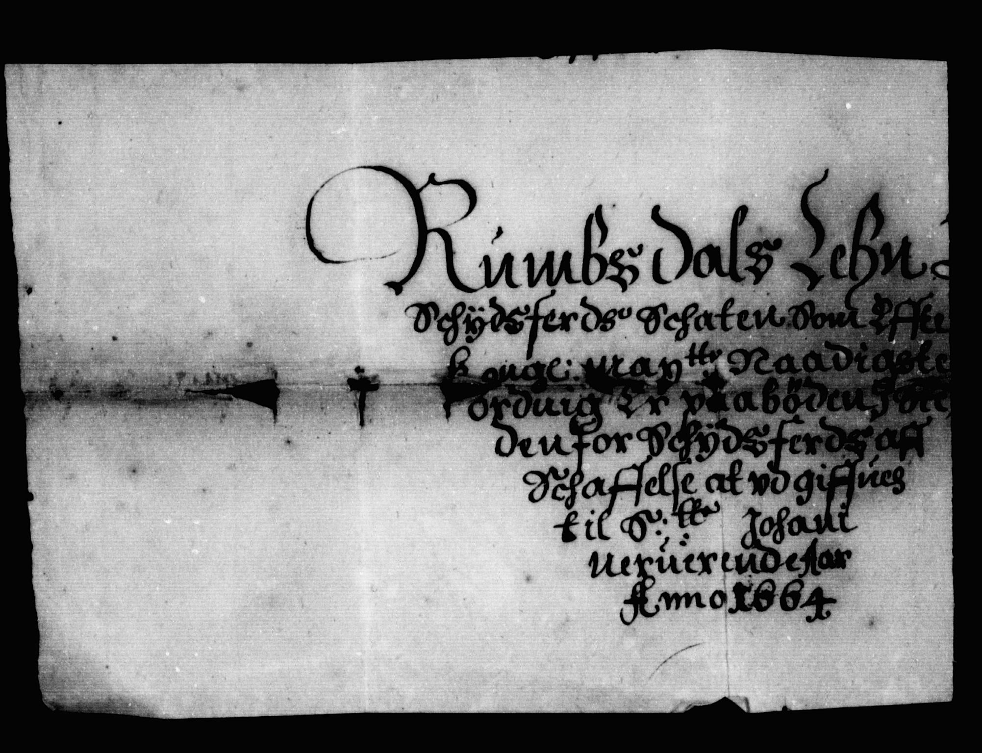 Rentekammeret inntil 1814, Reviderte regnskaper, Stiftamtstueregnskaper, Trondheim stiftamt og Nordland amt, AV/RA-EA-6044/R/Rd/L0011: Trondheim stiftamt, 1664