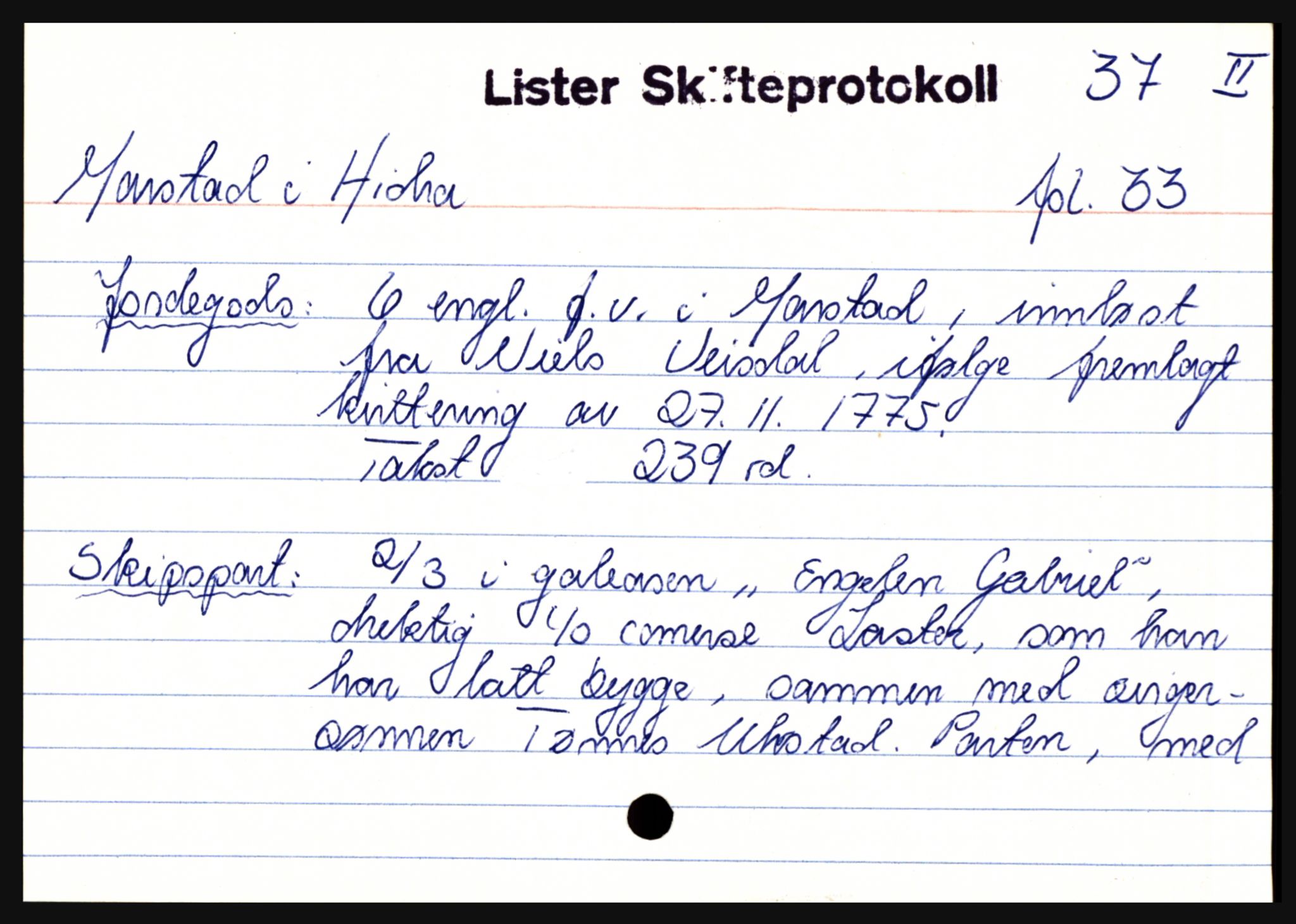 Lister sorenskriveri, AV/SAK-1221-0003/H, p. 25103