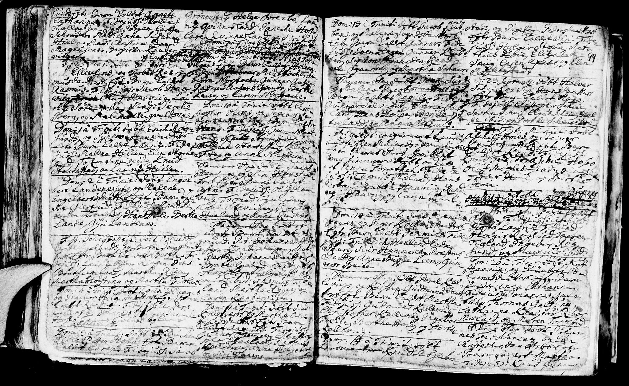 Avaldsnes sokneprestkontor, AV/SAST-A -101851/H/Ha/Haa/L0001: Parish register (official) no. A 1, 1711-1764, p. 94