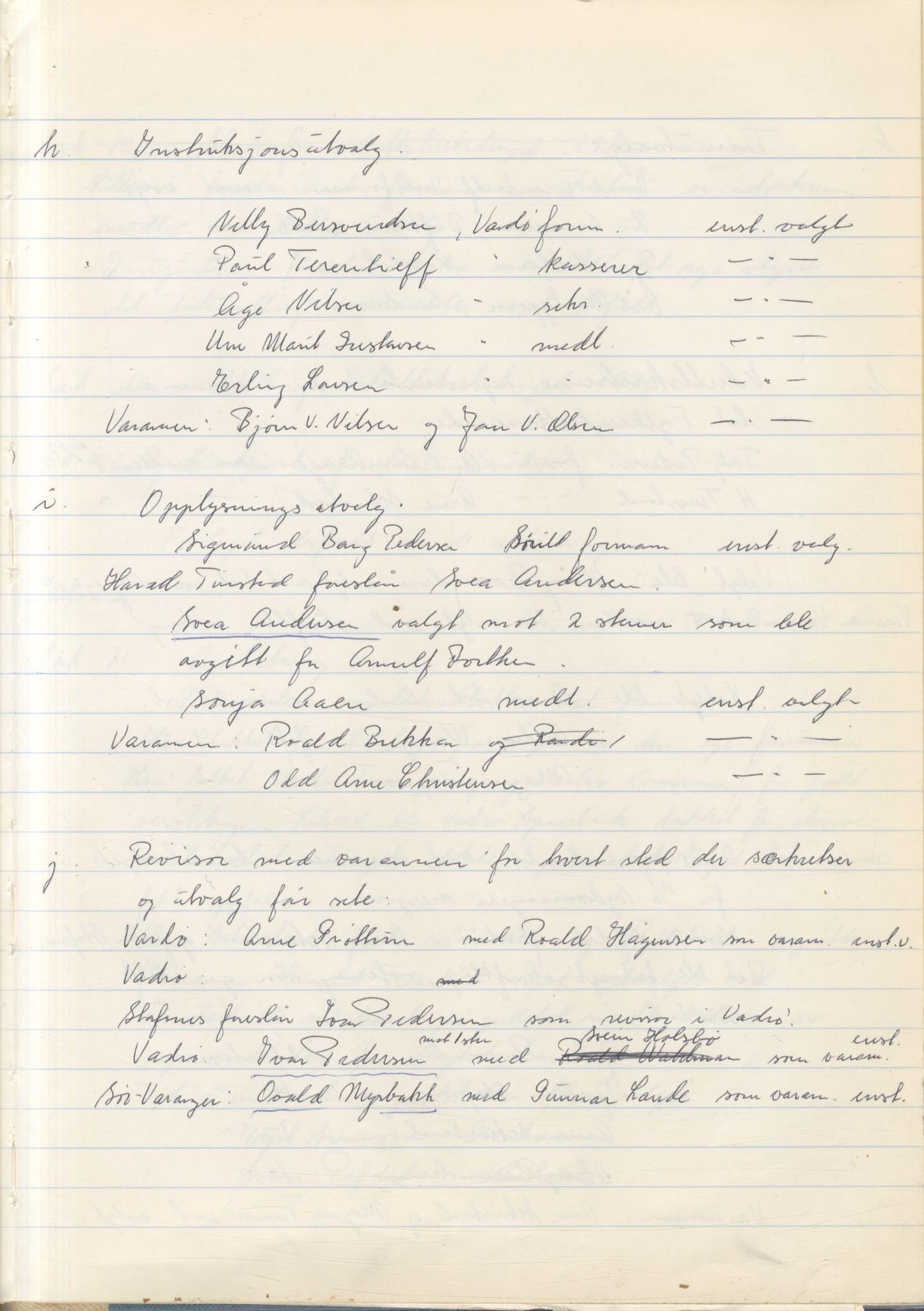 Aust-Finnmark Idrettskrets , FMFB/A-1041/A/L0007: Møteprotokoll for arbeidsutvalg, 1963-1971, p. 206