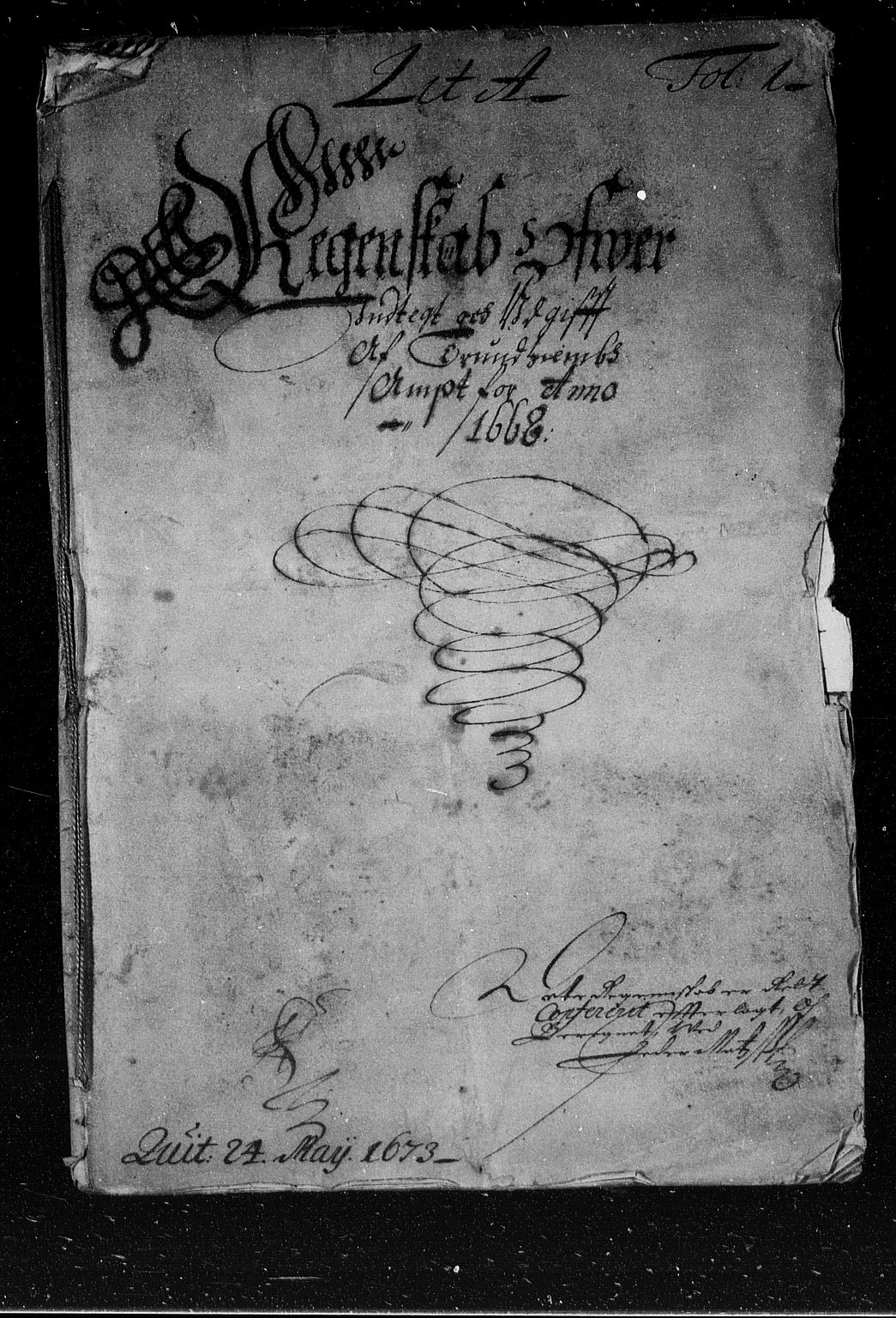 Rentekammeret inntil 1814, Reviderte regnskaper, Stiftamtstueregnskaper, Trondheim stiftamt og Nordland amt, AV/RA-EA-6044/R/Rd/L0023: Trondheim stiftamt, 1668