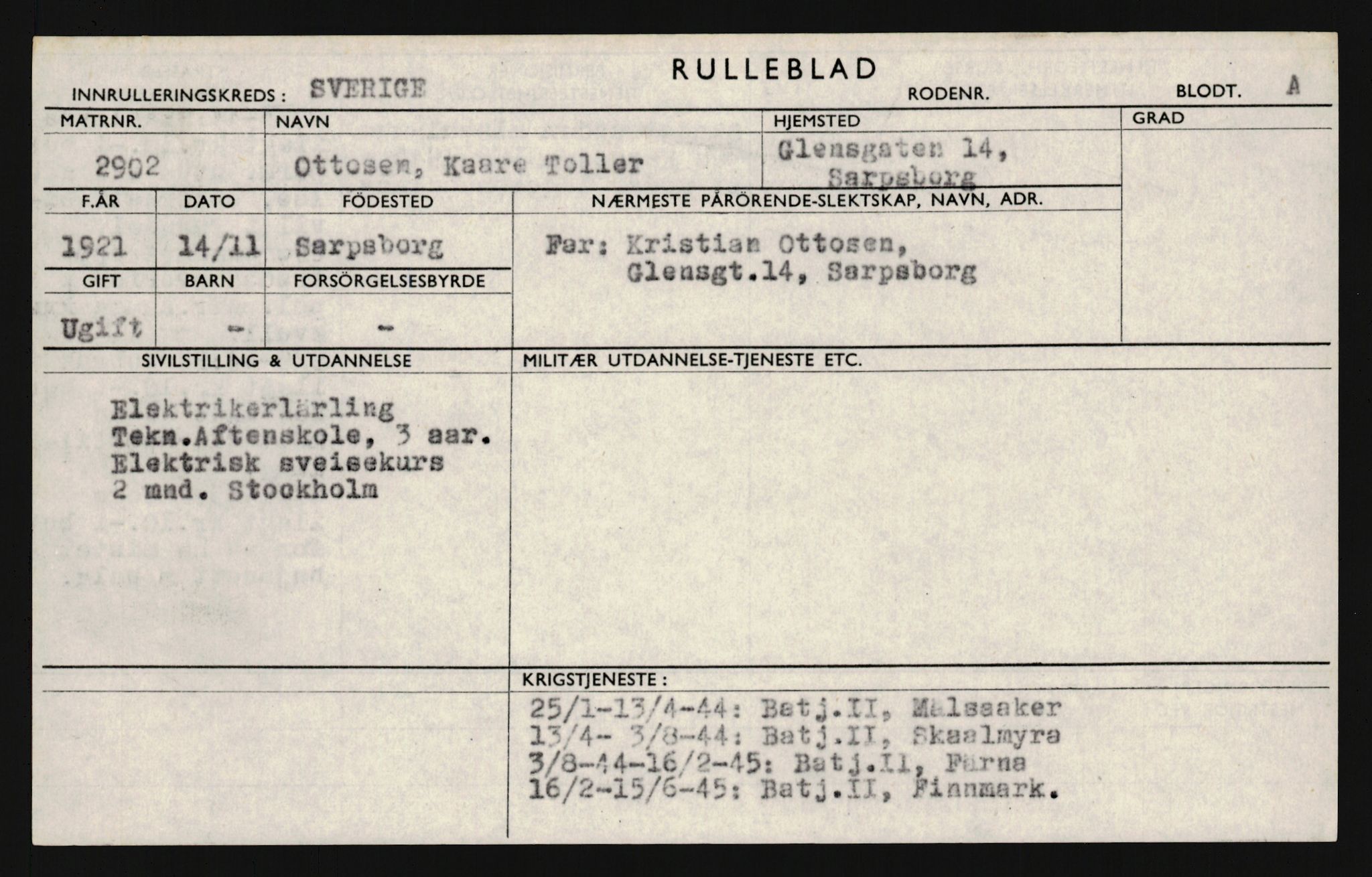 Forsvaret, Troms infanteriregiment nr. 16, AV/RA-RAFA-3146/P/Pa/L0024/0003: Rulleblad / Rulleblad for regimentets menige mannskaper, årsklasse 1942, 1942, p. 216