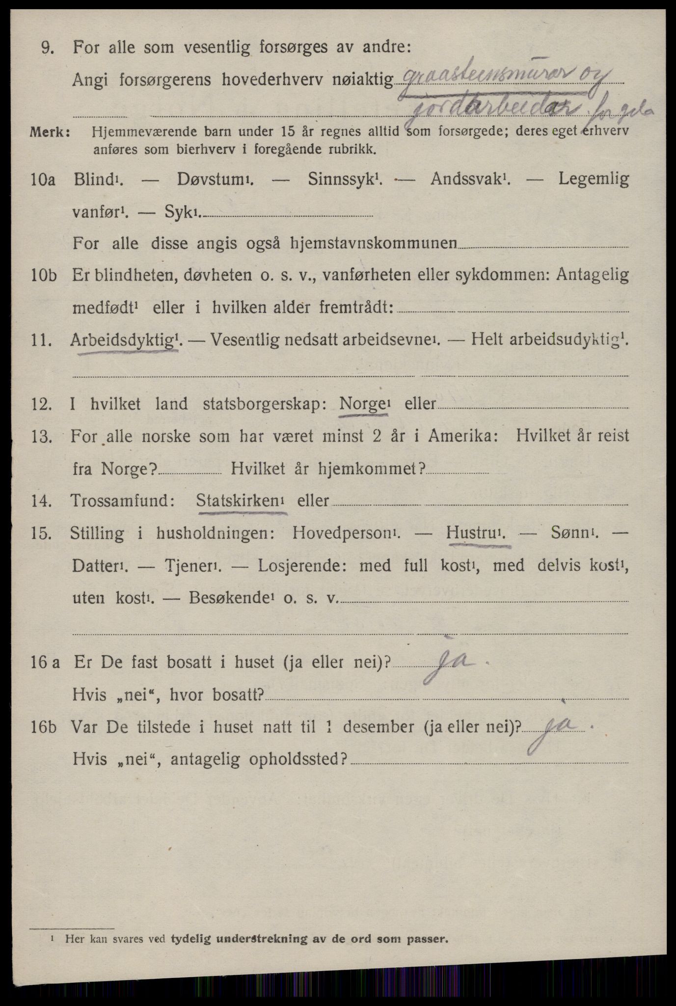 SAT, 1920 census for Ørsta, 1920, p. 6857