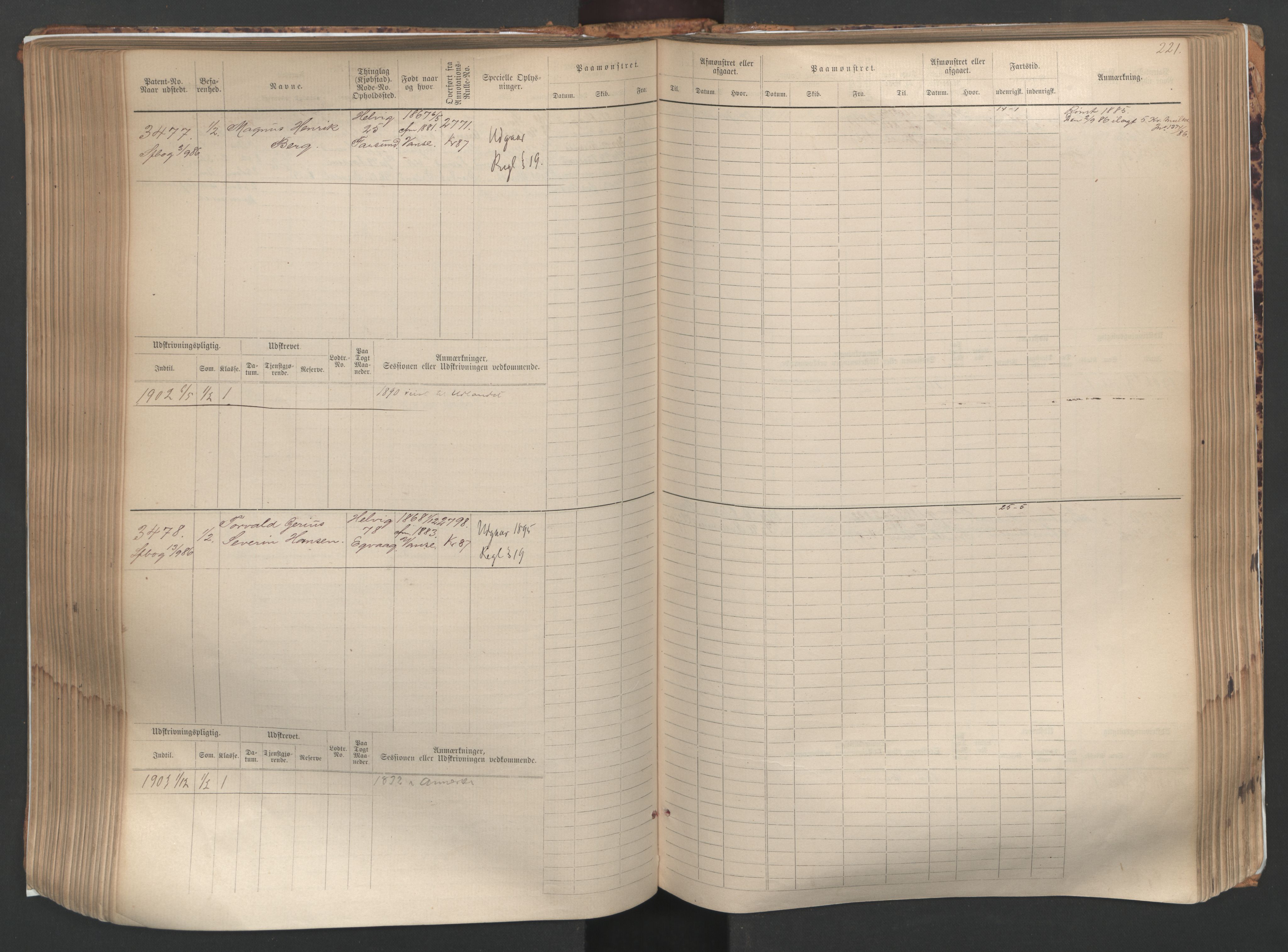 Farsund mønstringskrets, AV/SAK-2031-0017/F/Fb/L0005: Hovedrulle nr 3041-3804, M-8, 1883-1930, p. 224