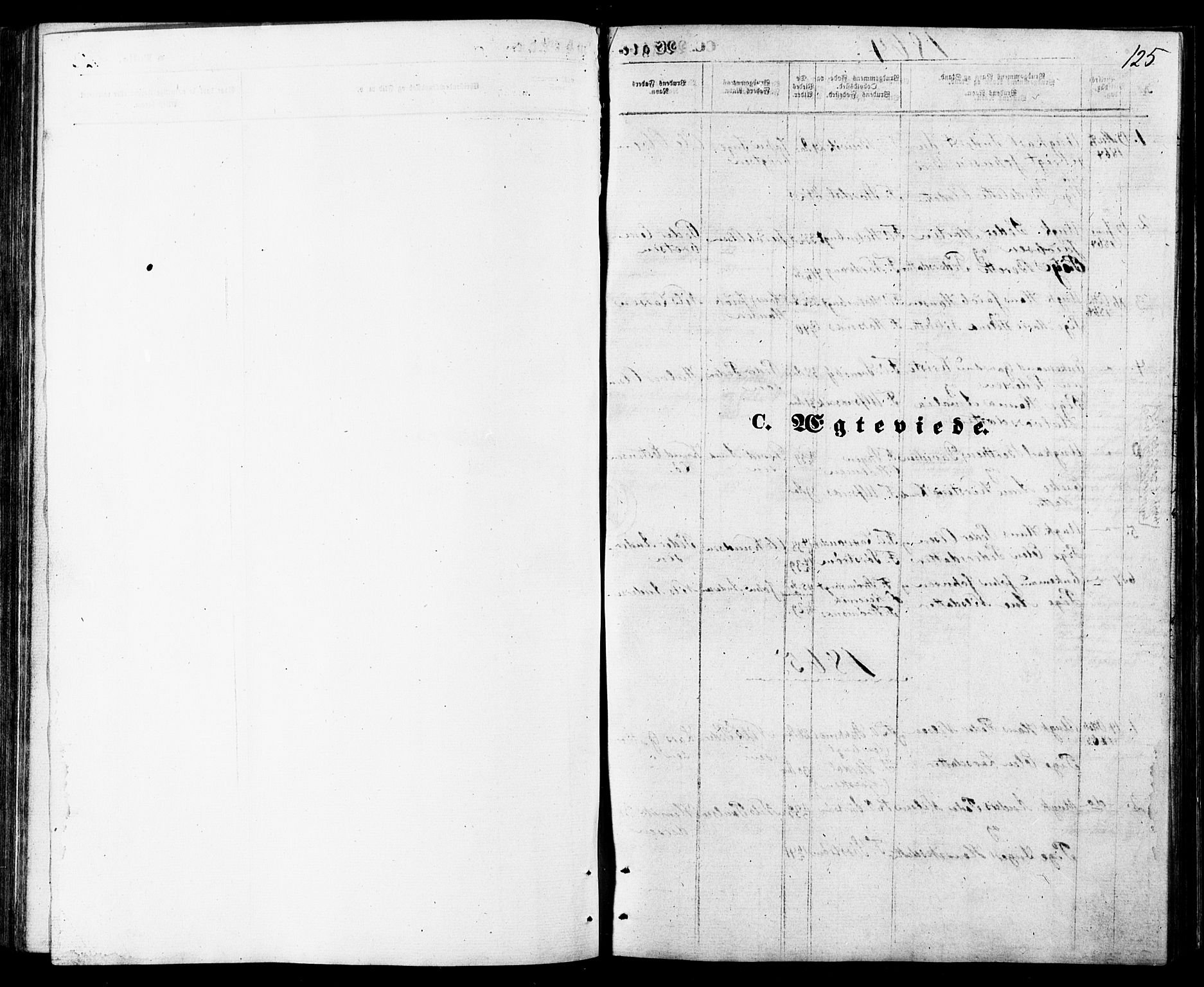 Lyngen sokneprestembete, SATØ/S-1289/H/He/Heb/L0006klokker: Parish register (copy) no. 6, 1864-1881, p. 125