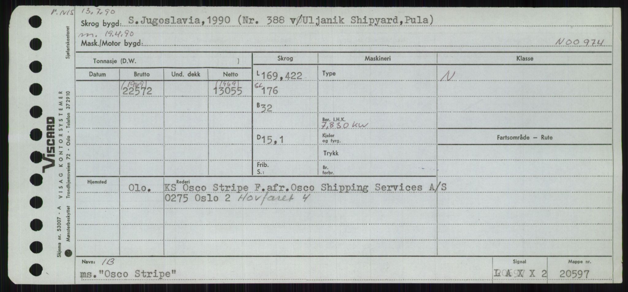 Sjøfartsdirektoratet med forløpere, Skipsmålingen, RA/S-1627/H/Ha/L0004/0002: Fartøy, Mas-R / Fartøy, Odin-R, p. 127