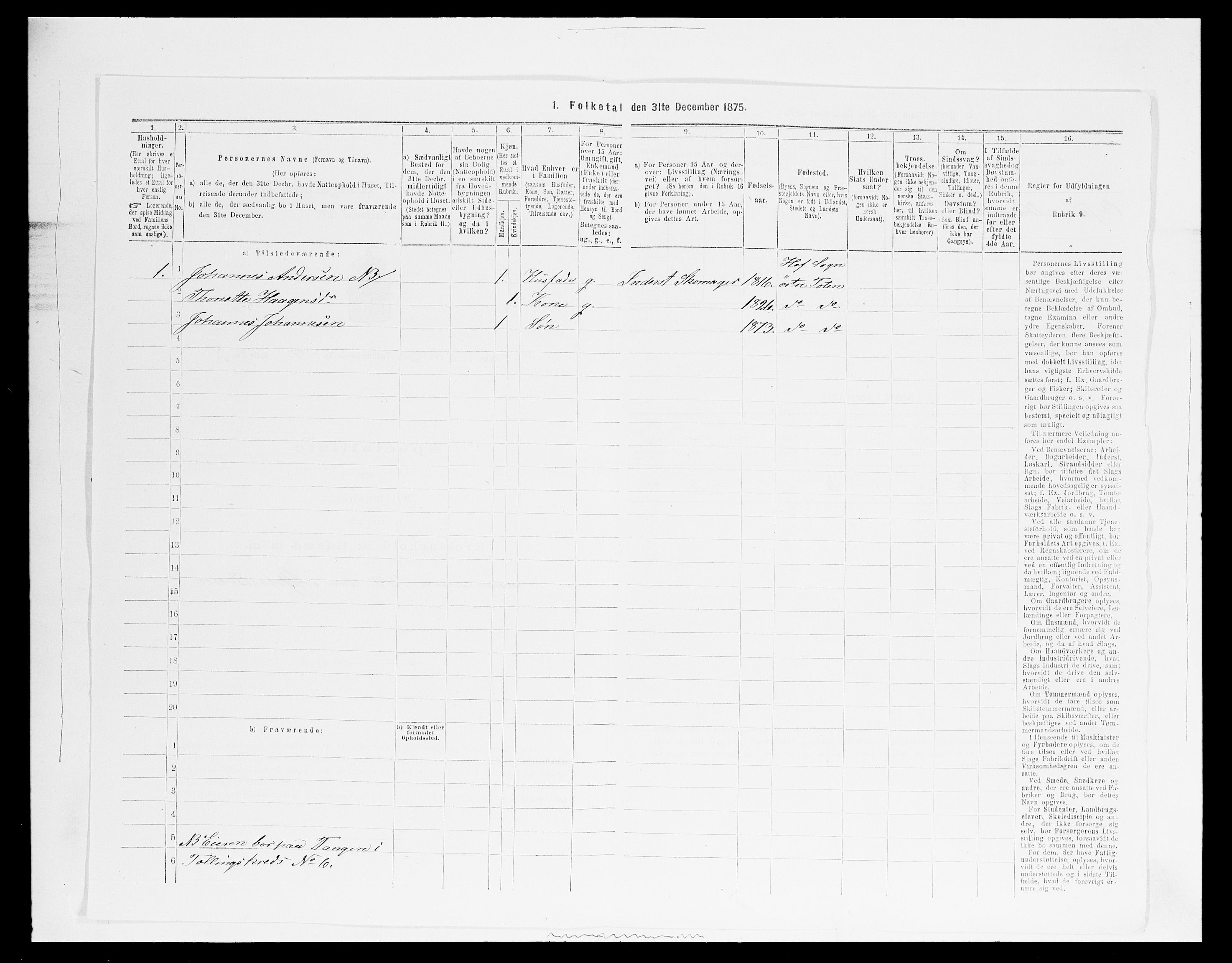 SAH, 1875 census for 0528P Østre Toten, 1875, p. 1628