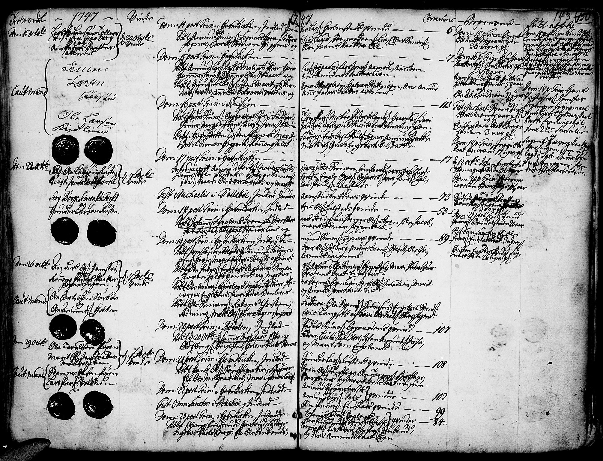 Gausdal prestekontor, AV/SAH-PREST-090/H/Ha/Haa/L0002: Parish register (official) no. 2, 1729-1757, p. 143